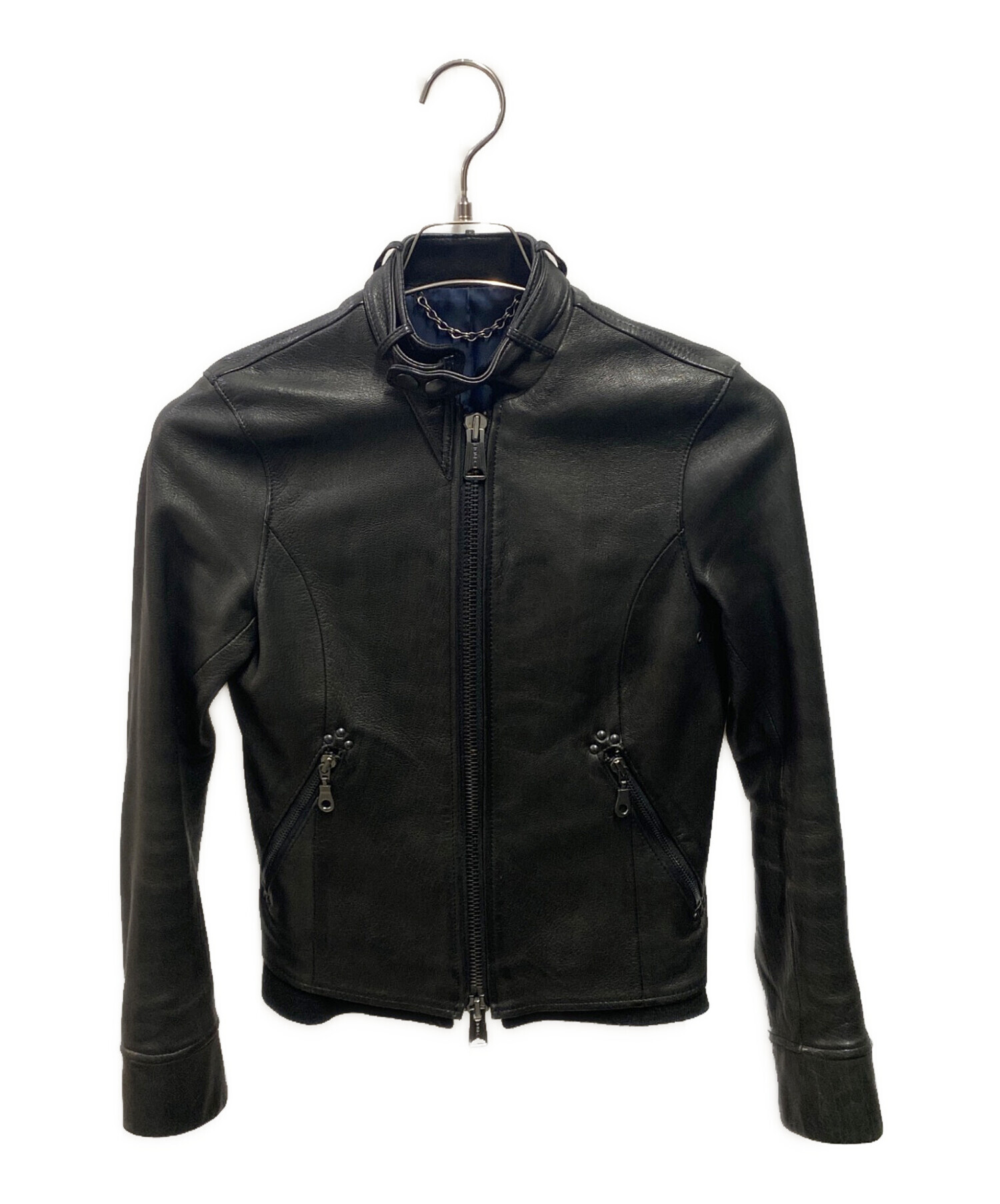 少し美品 MIHARA YASUHIRO ミハラヤスヒロ レザージャケット 中古・古着通販】MIHARA YASUHIRO (ミハラヤスヒロ) 鹿革レザー