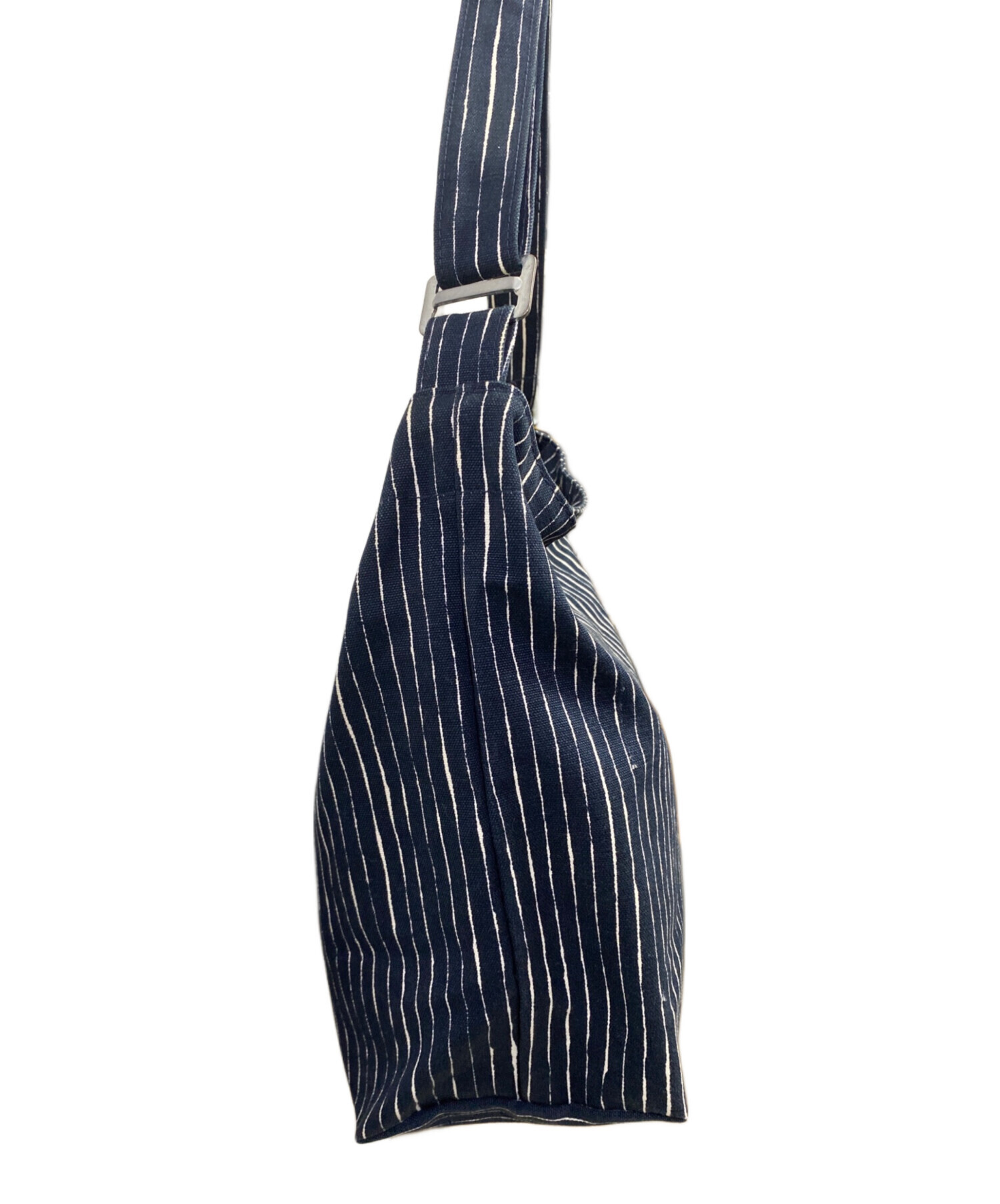 中古・古着通販】marimekko (マリメッコ) ストライプショルダーバッグ 