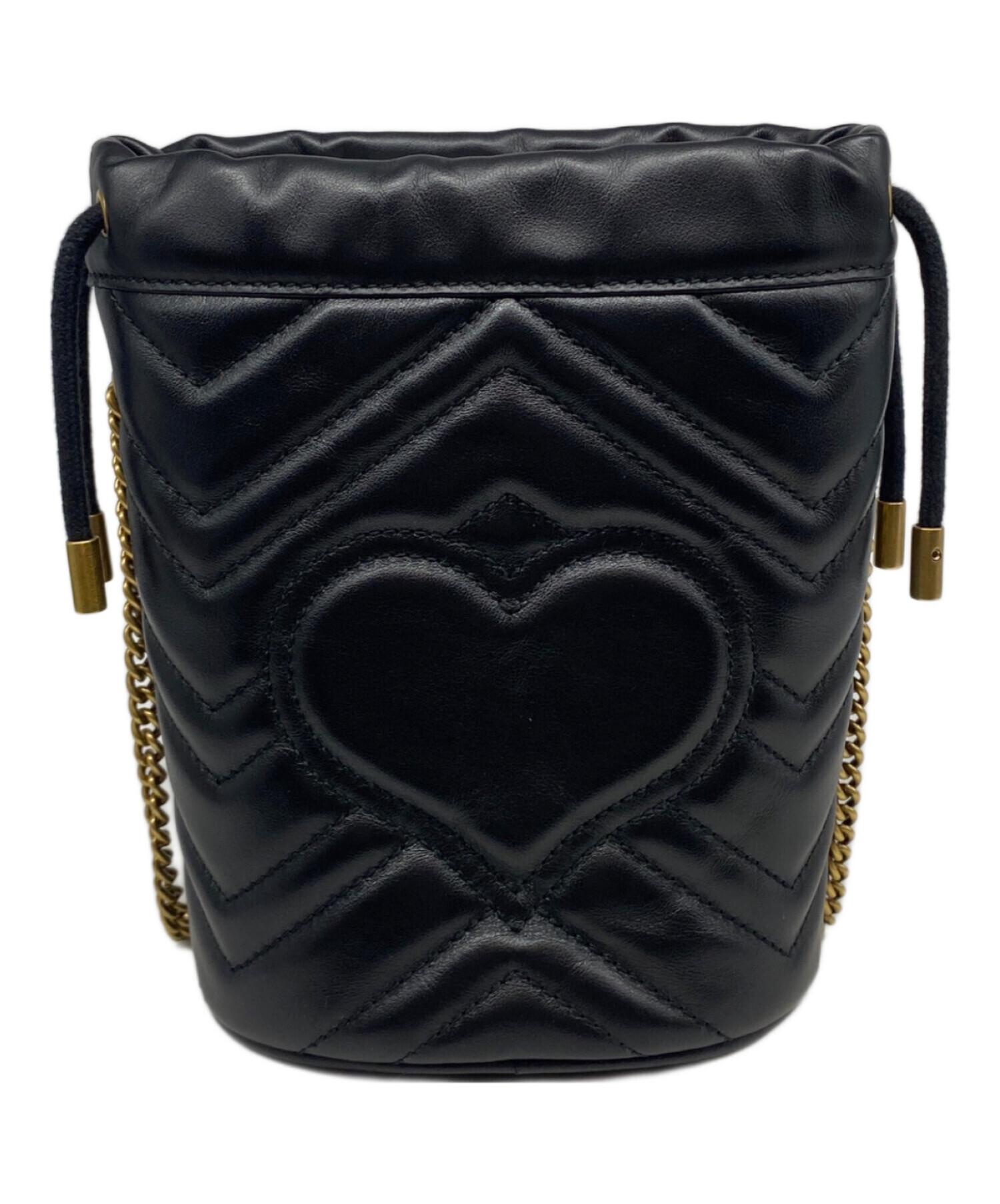 中古・古着通販】GUCCI (グッチ) GGマーモント スモールバケットバッグ 