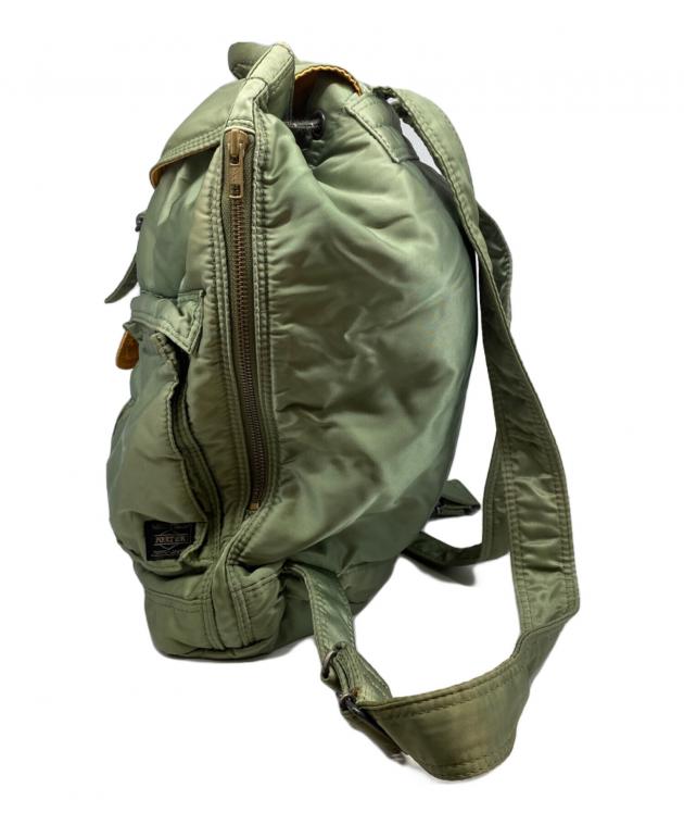 【中古品】ポーター タンカー リュック　カーキー　オリーブグリーン 中古・古着通販】PORTER (ポーター) タンカーリュック オリーブ