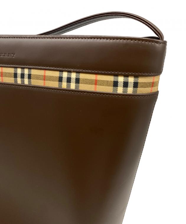 中古・古着通販】BURBERRY (バーバリー) バケツ型ショルダーバッグ