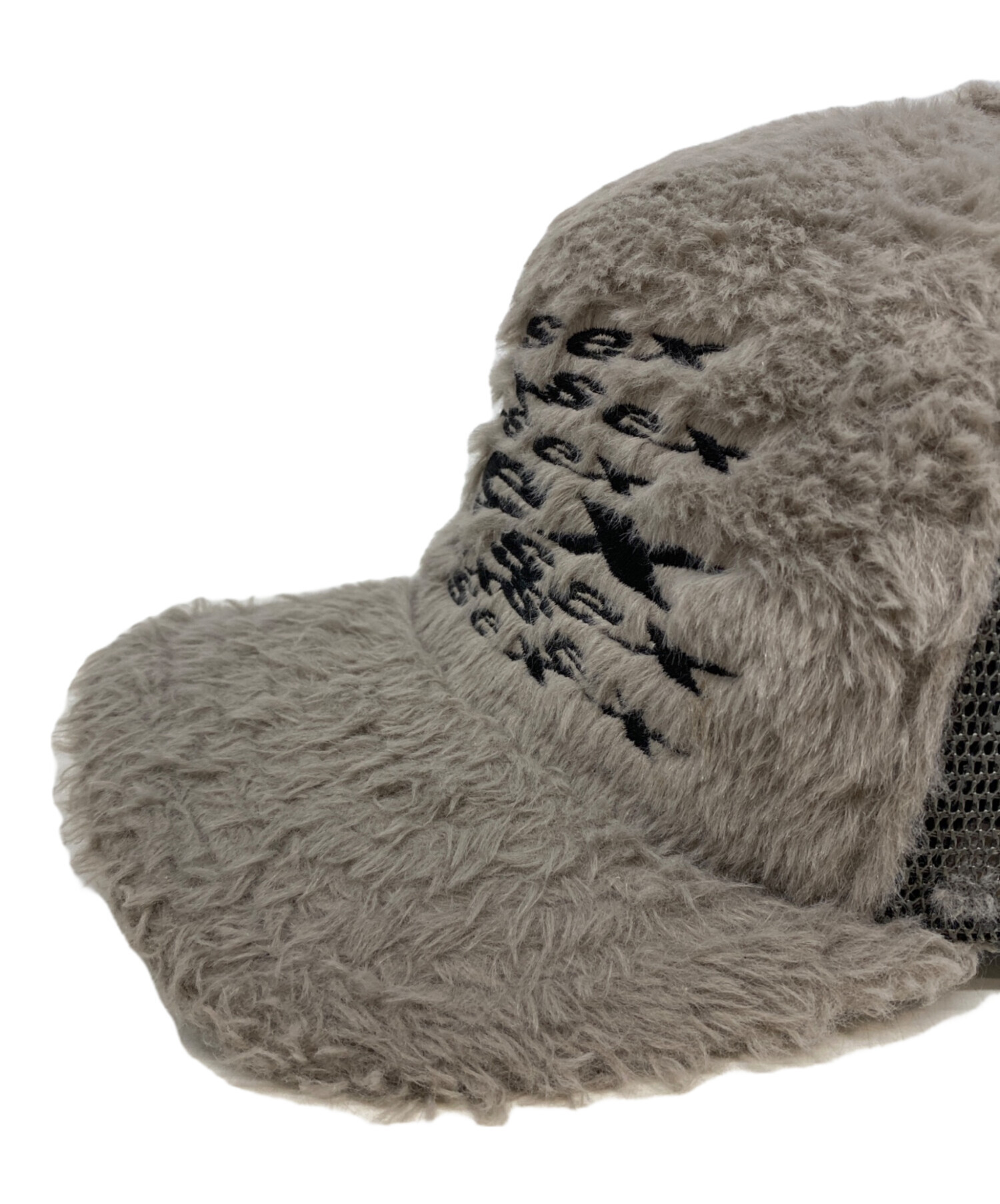 中古・古着通販】SEX (SEX) 25AW FUR CAP グレー｜ブランド・古着通販