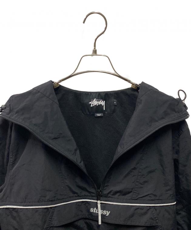 中古・古着通販】stussy (ステューシー) アノラックパーカー ブラック