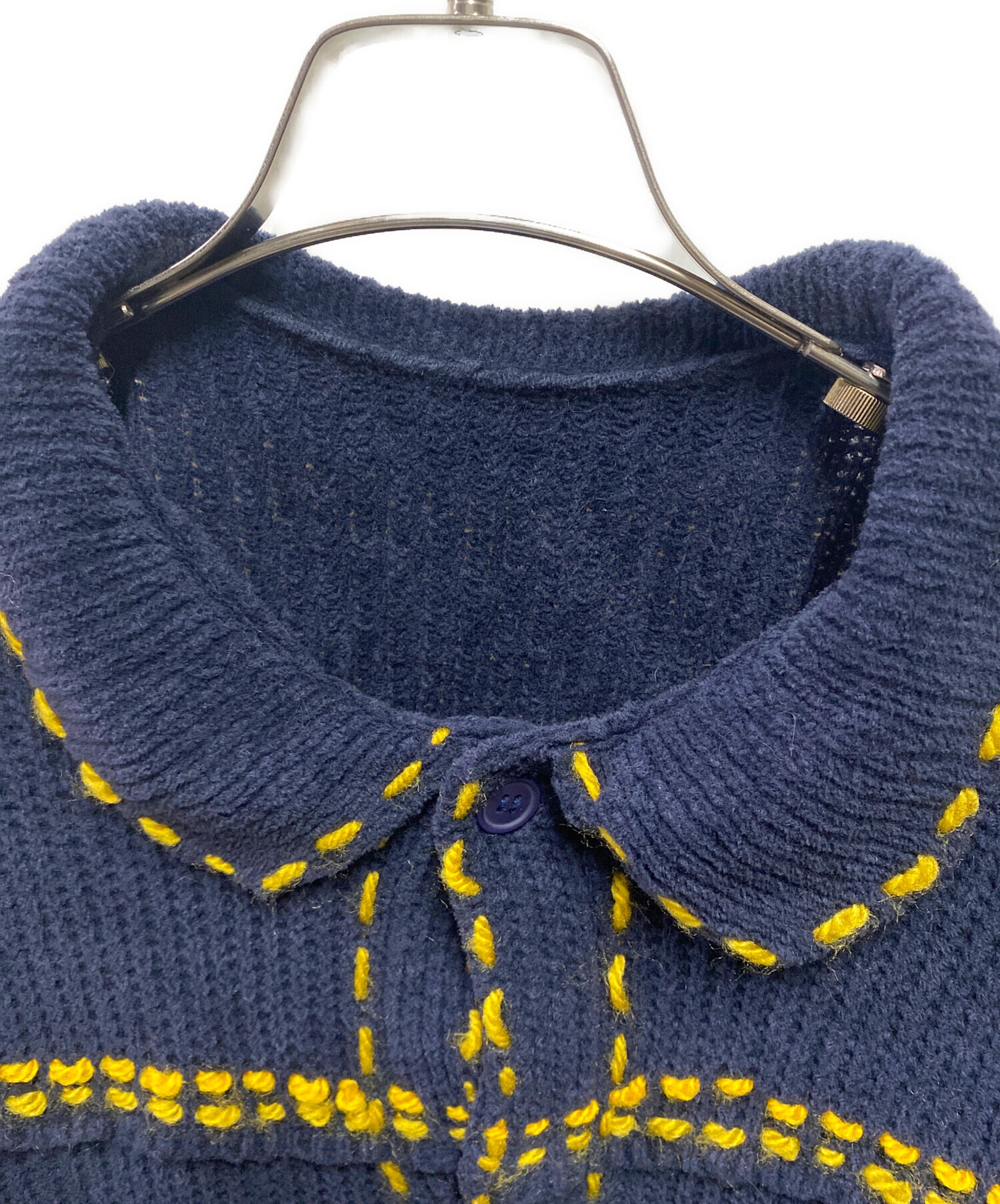 中古・古着通販】PHINGERIN (フィンガリン) PG1 Knit ネイビー サイズ