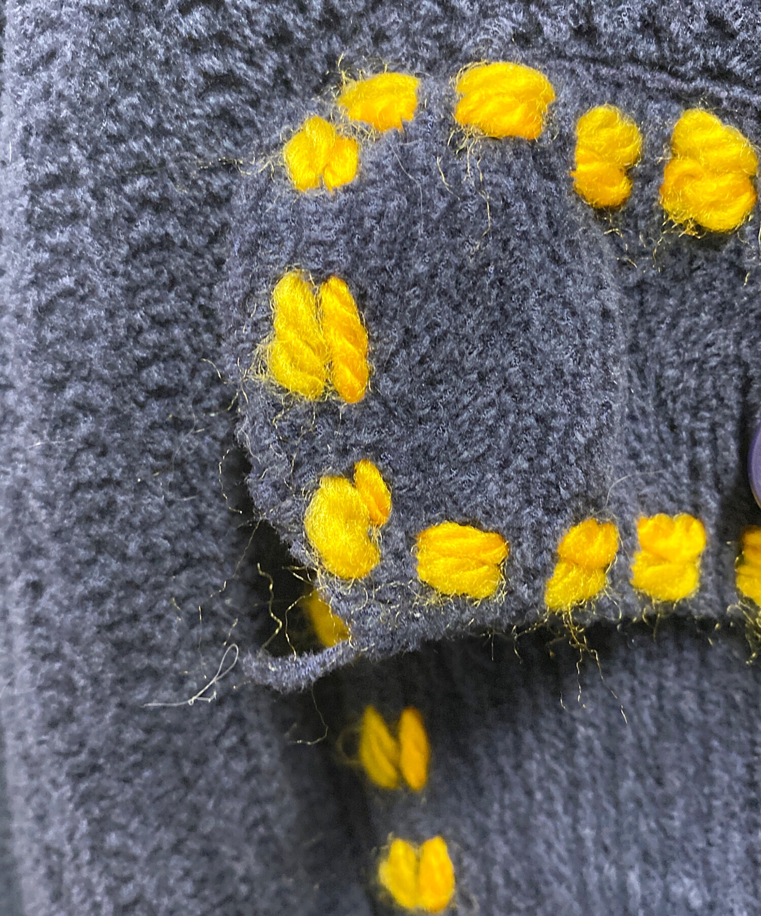 中古・古着通販】PHINGERIN (フィンガリン) PG1 Knit ネイビー サイズ 
