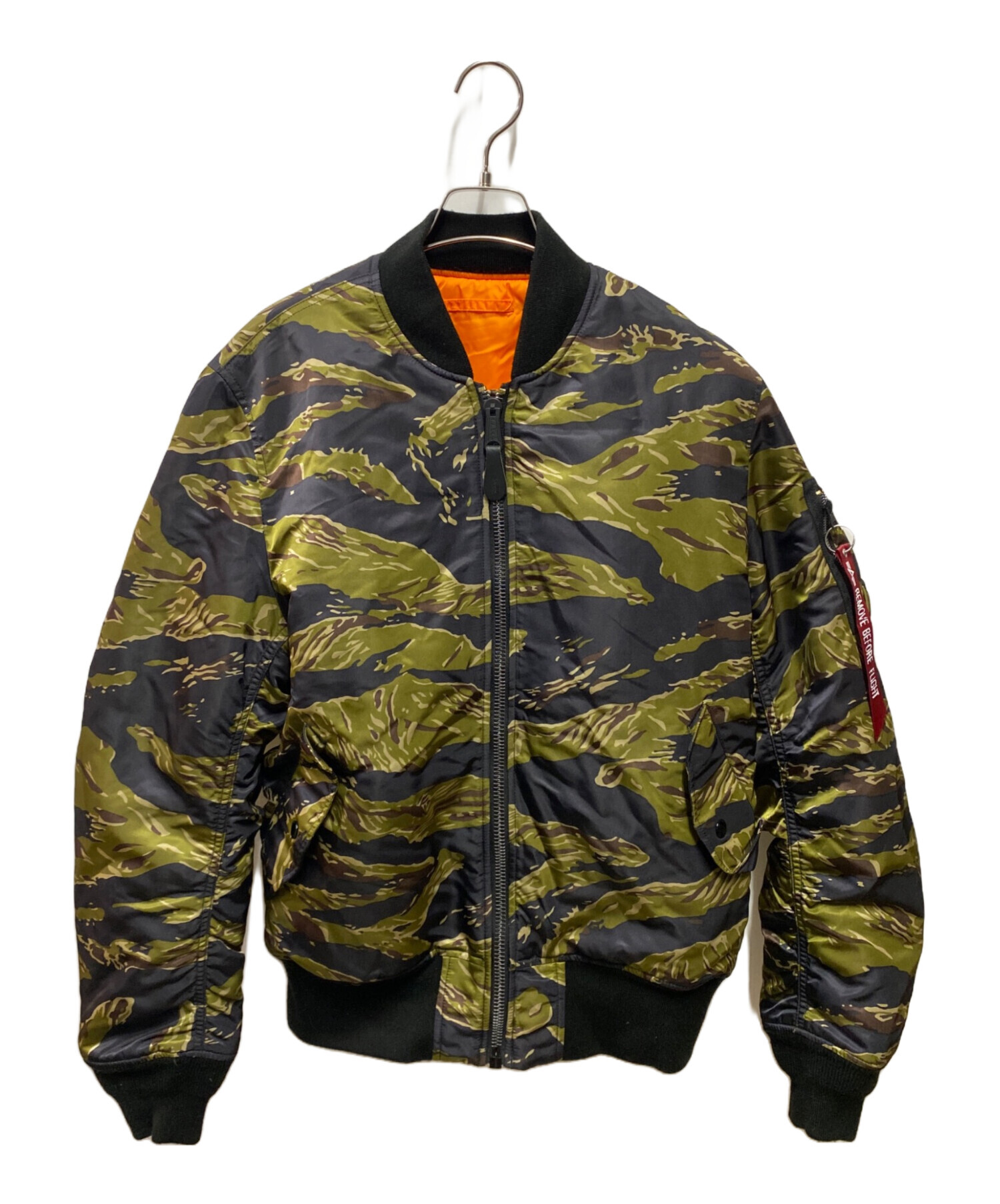 中古・古着通販】ALPHA (アルファ) tiger camo MA-1 bomber jacket