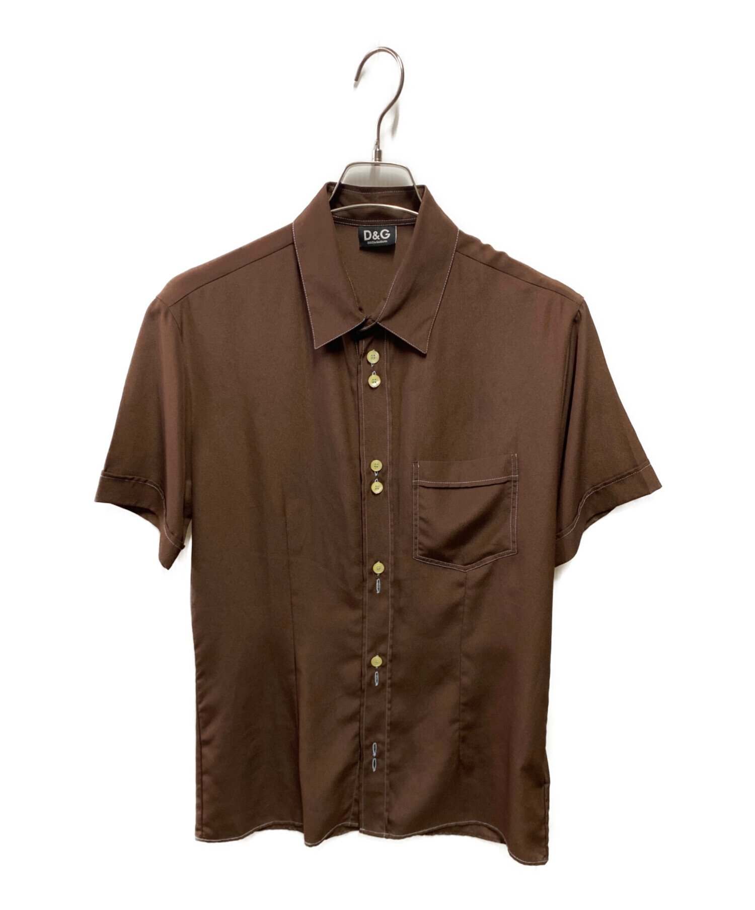 ドルチェアンドガッバーナ　半袖　ブラウス 中古・古着通販】DOLCE & GABBANA (ドルチェ＆ガッバーナ) 半袖