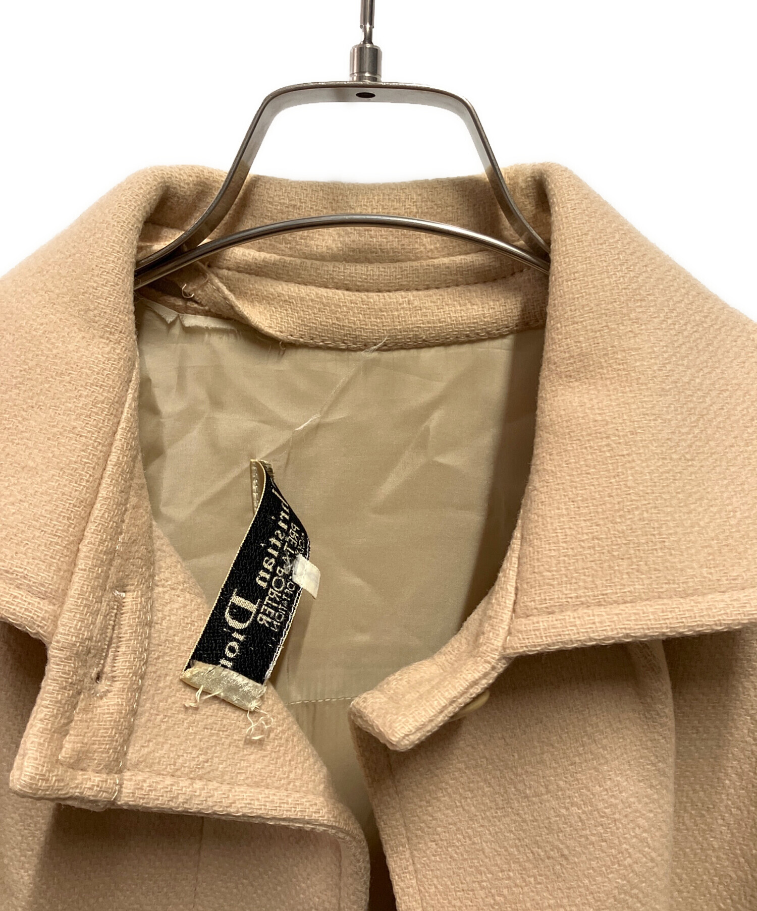 クリスチャンディオールスポーツ スプリングコート 総柄 ダブル ベージュ系 M 中古・古着通販】Christian Dior PRET-A-PORTER (クリスチャン