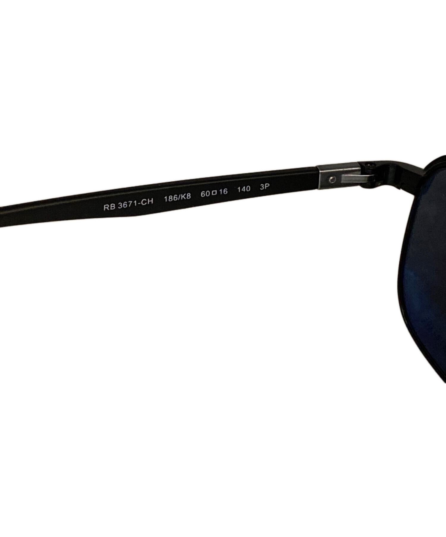中古・古着通販】RAY-BAN (レイバン) CHROMANCE ブラック サイズ:60
