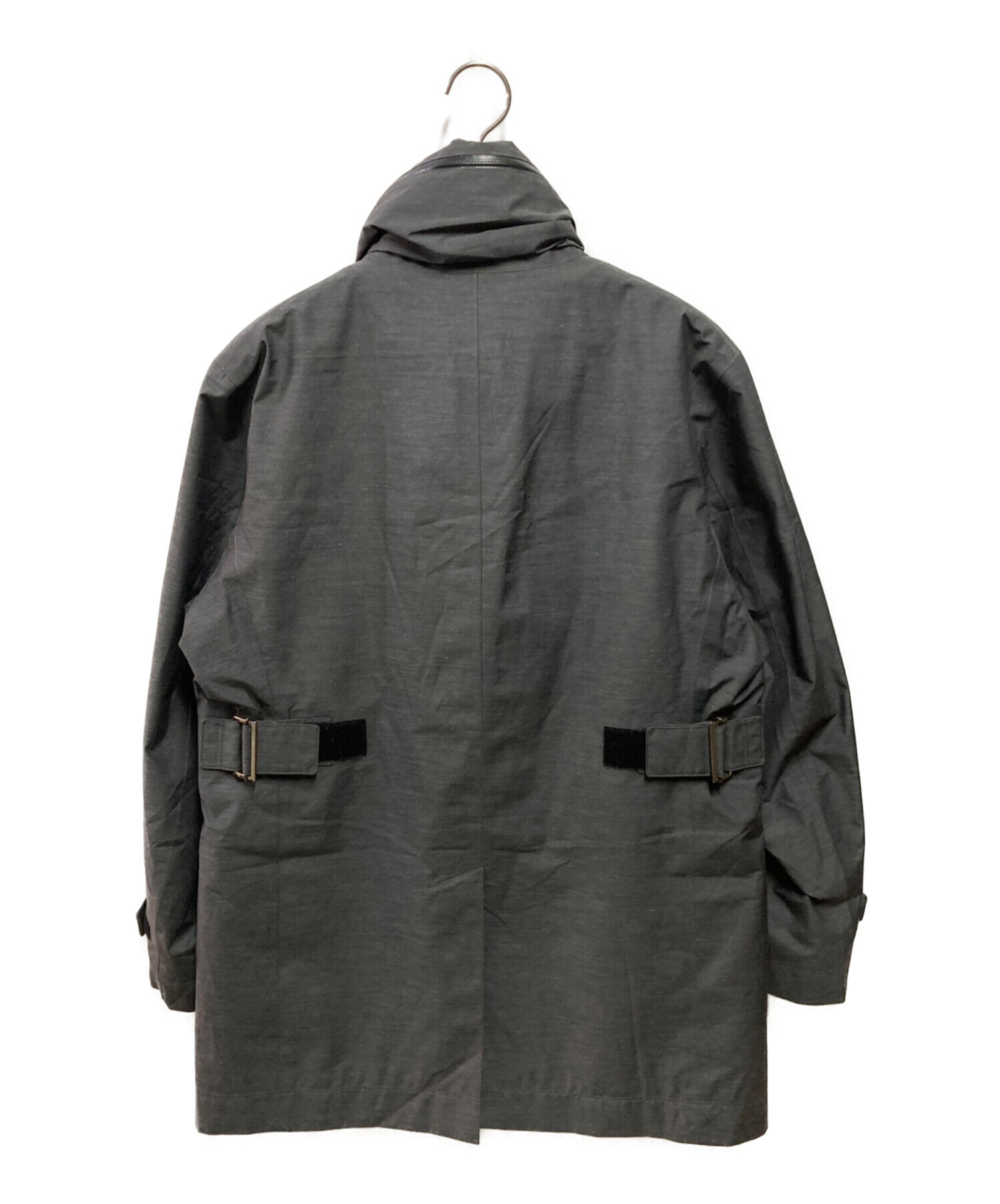 【牛革】ダーバンD’URBAN ヴィンテージロングコート 中古・古着通販】D'URBAN (ダーバン) コート グレー サイズ:L