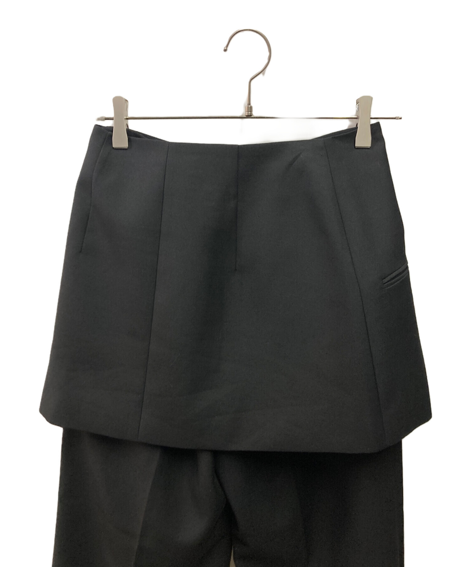 todayful Layered Twill Trousers 黒 中古・古着通販】TODAYFUL (トゥデイフル) Layered Twill Trousers