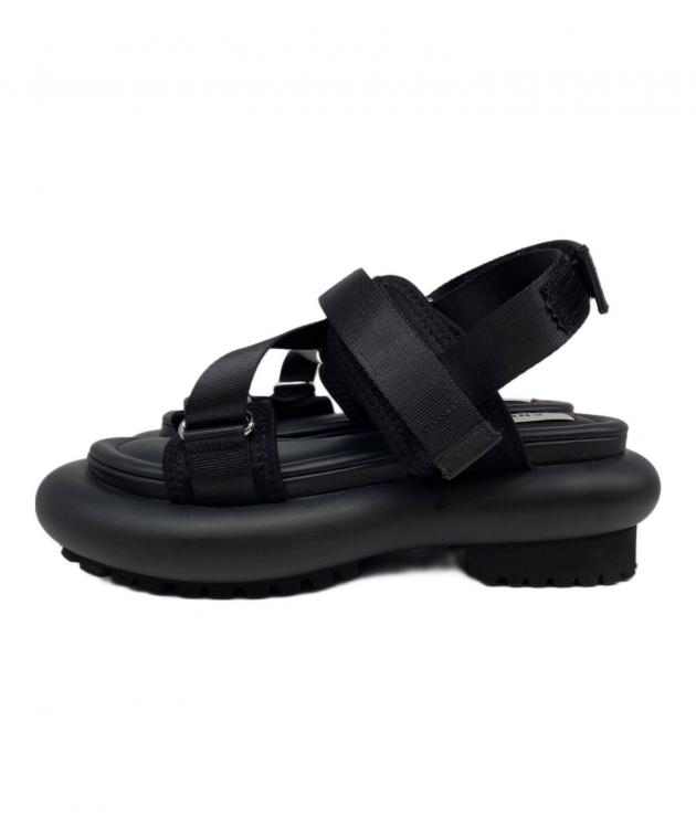 中古・古着通販】ENFOLD (エンフォルド) TUBE-SOLE SANDAL ブラック