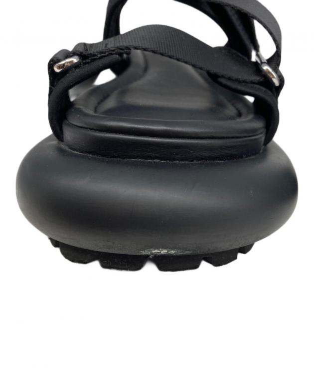 中古・古着通販】ENFOLD (エンフォルド) TUBE-SOLE SANDAL ブラック