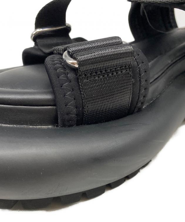 中古・古着通販】ENFOLD (エンフォルド) TUBE-SOLE SANDAL ブラック