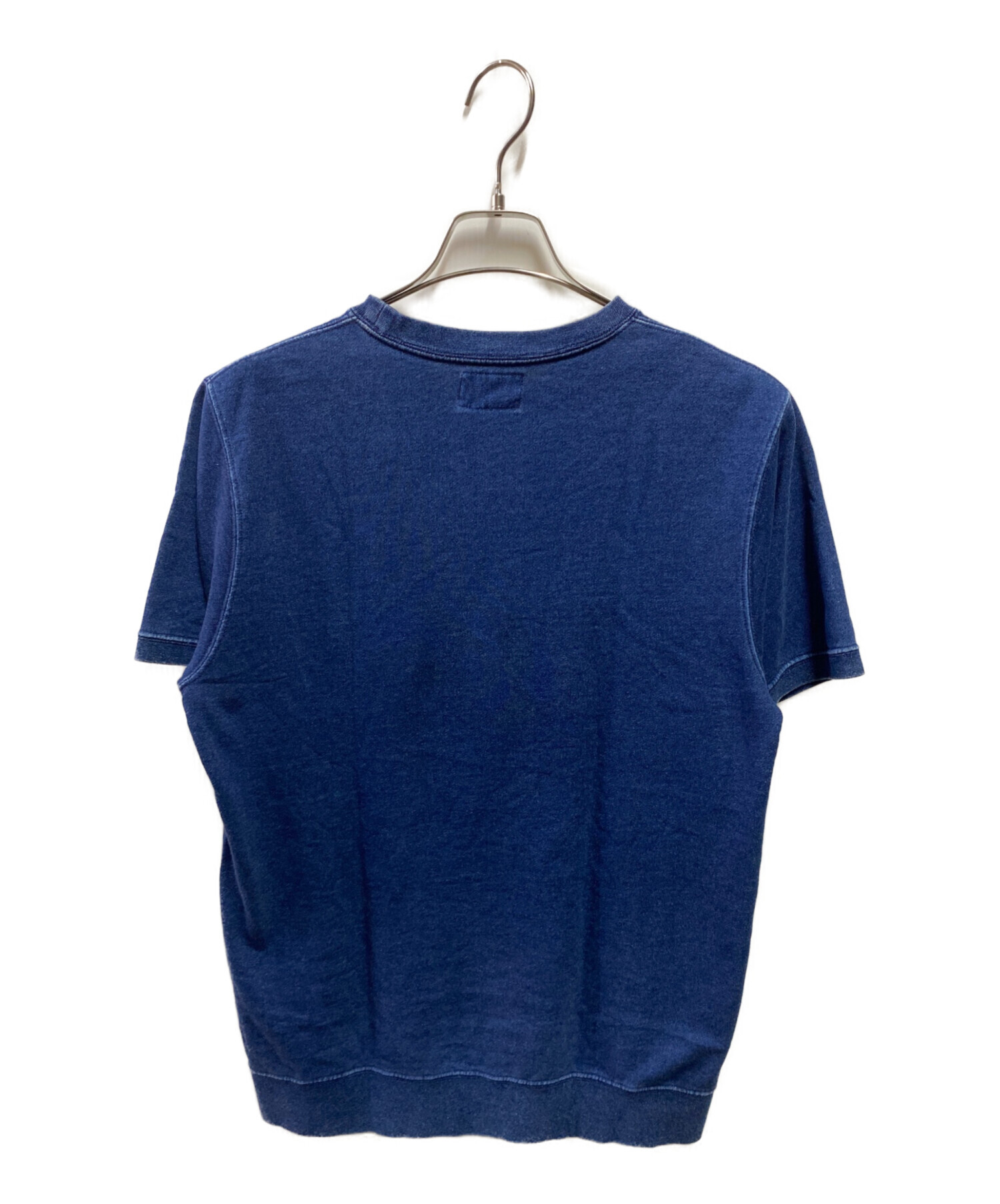 中古・古着通販】stussy (ステューシー) インディゴ半袖スウェット 