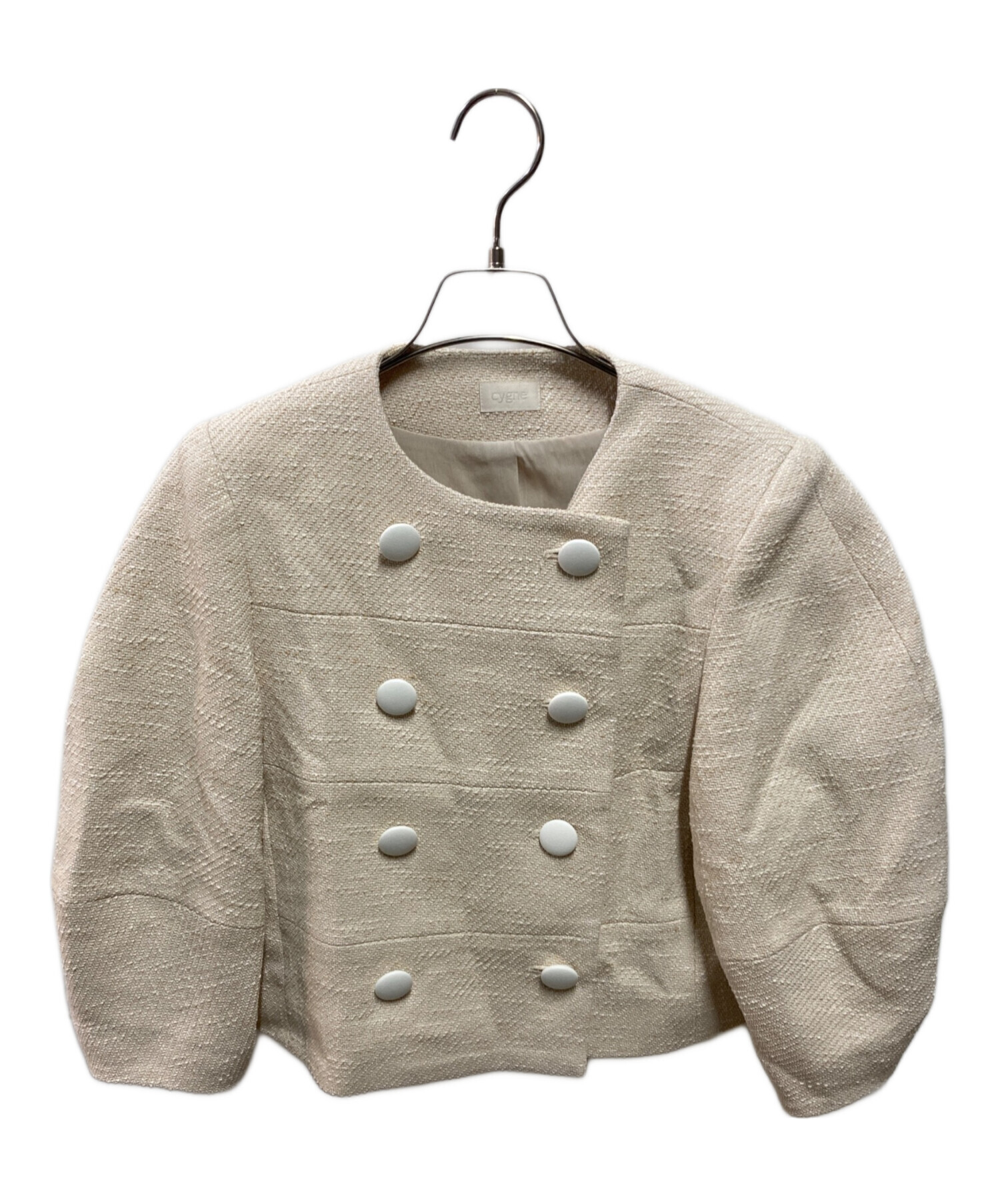 中古・古着通販】cygne (シーニュ) コットンツイードジャケット