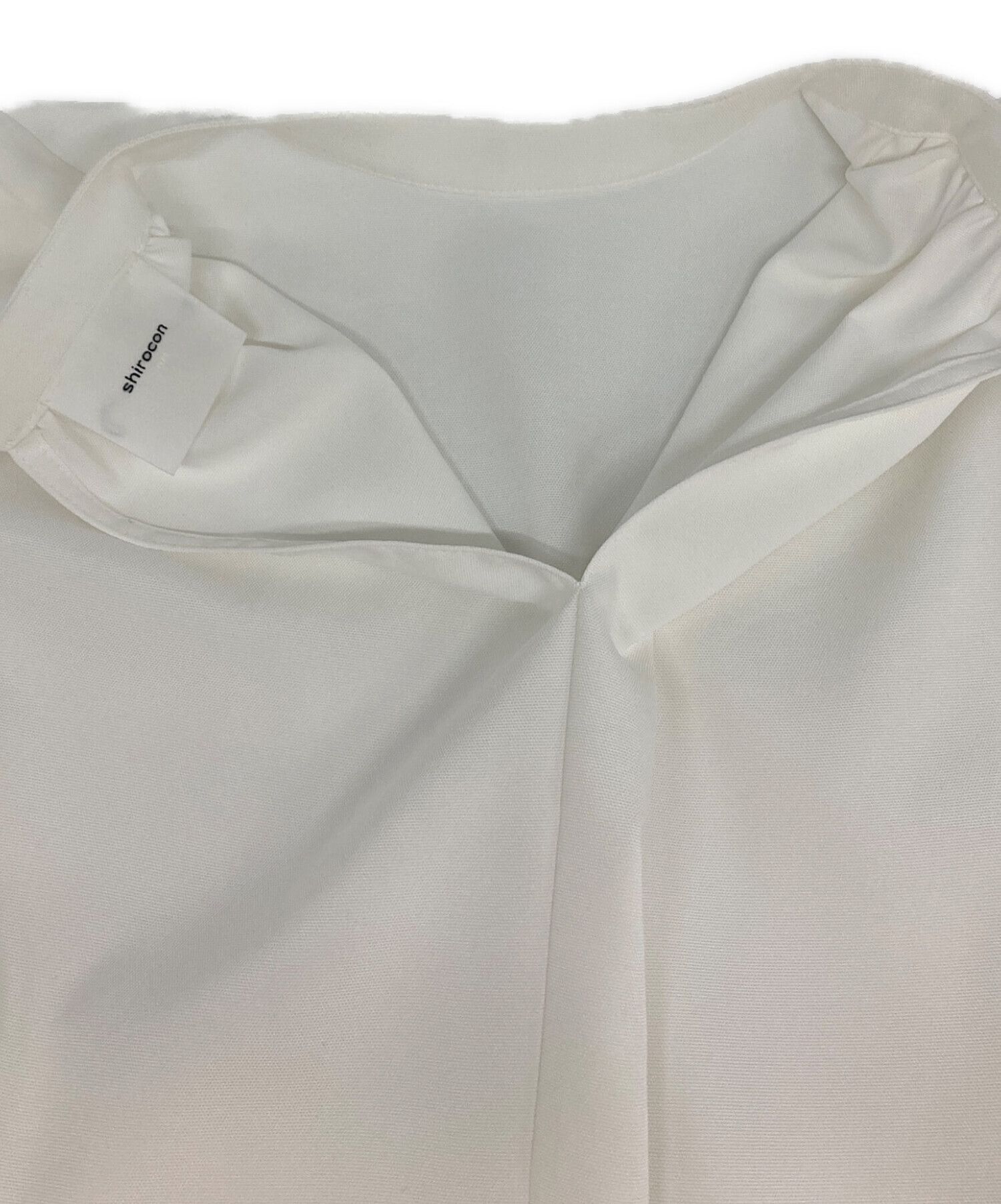 中古・古着通販】shirocon yori (シロコン ヨリ) リボンカフスブラウス