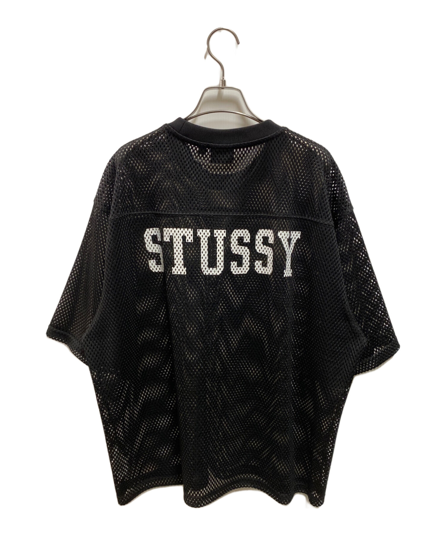 中古・古着通販】stussy (ステューシー) Team Jersey 80 Mesh ブラック