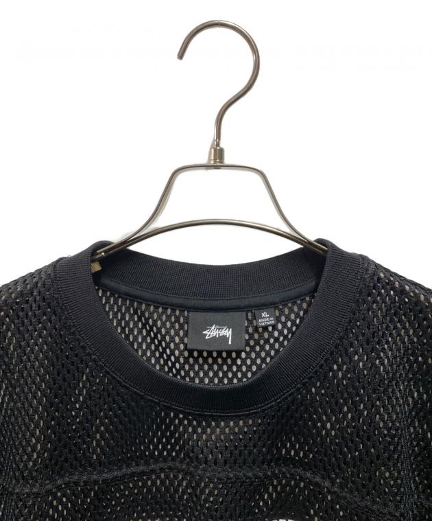中古・古着通販】stussy (ステューシー) Team Jersey 80 Mesh ブラック