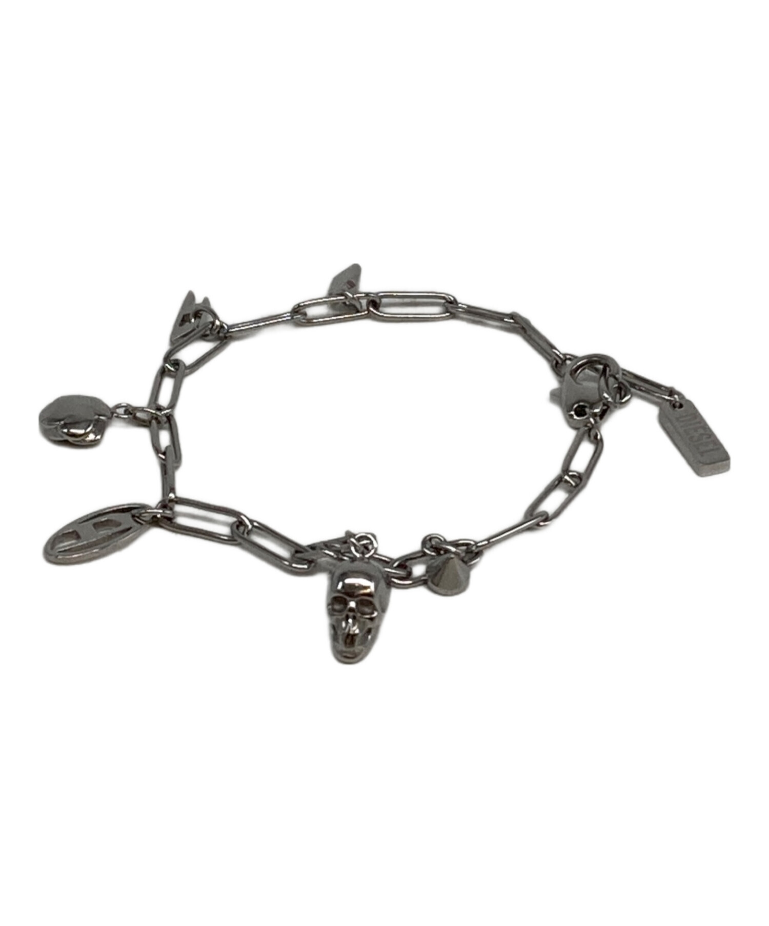 中古・古着通販】DIESEL (ディーゼル) ブレスレット シルバー