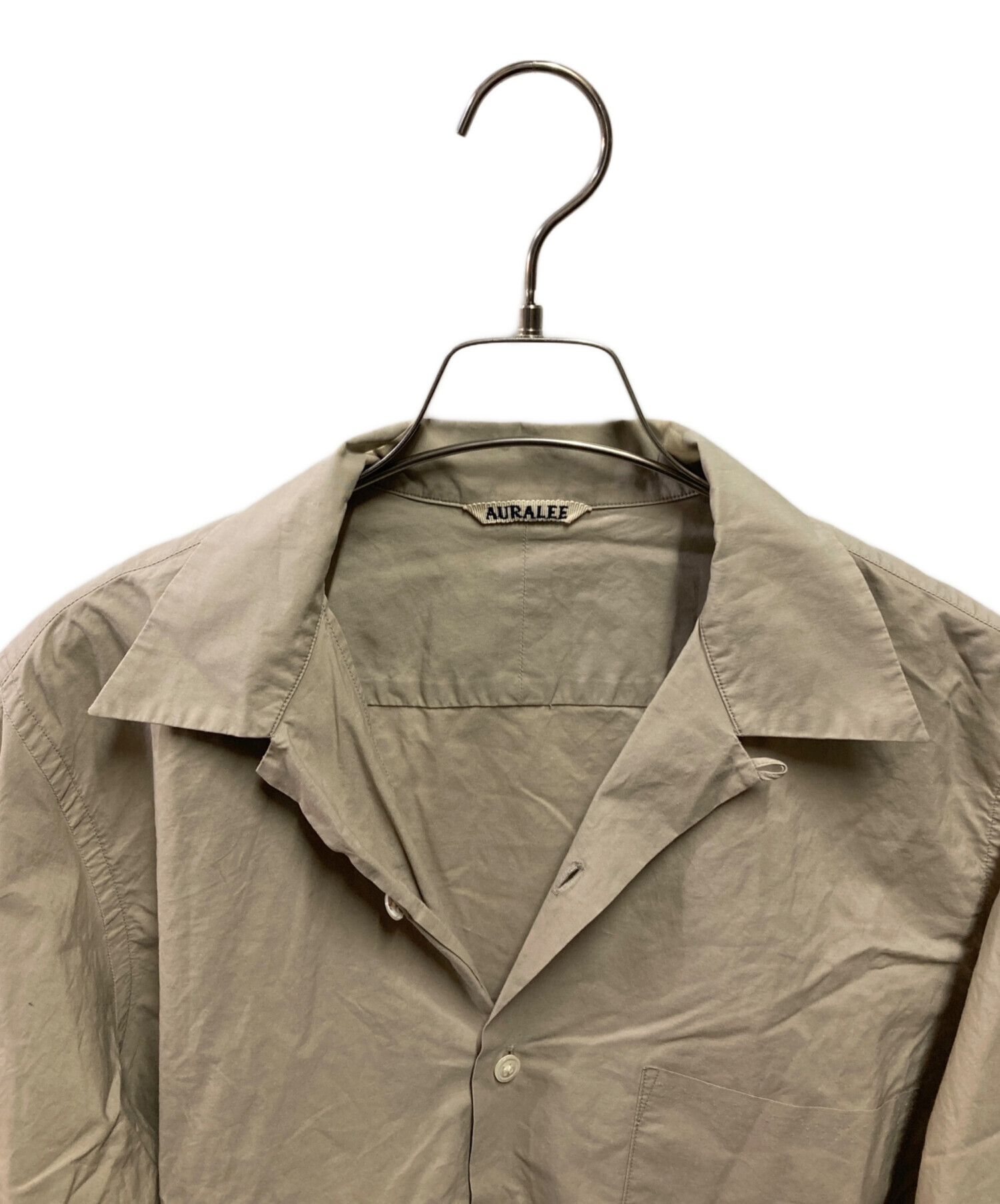 中古・古着通販】AURALEE (オーラリー) SELVEDGE WEATHER CLOTH SHIRTS