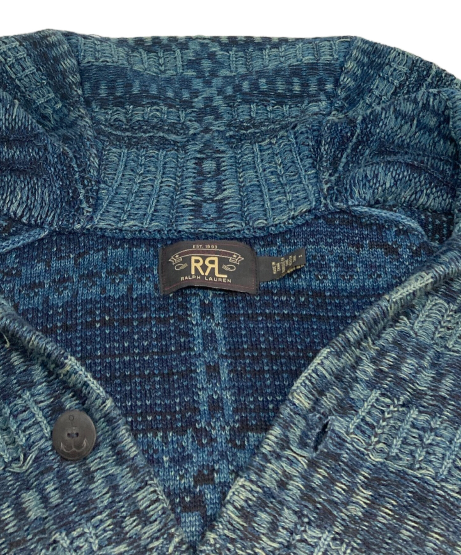中古・古着通販】RRL (ダブルアールエル) 25S インディゴジャカード