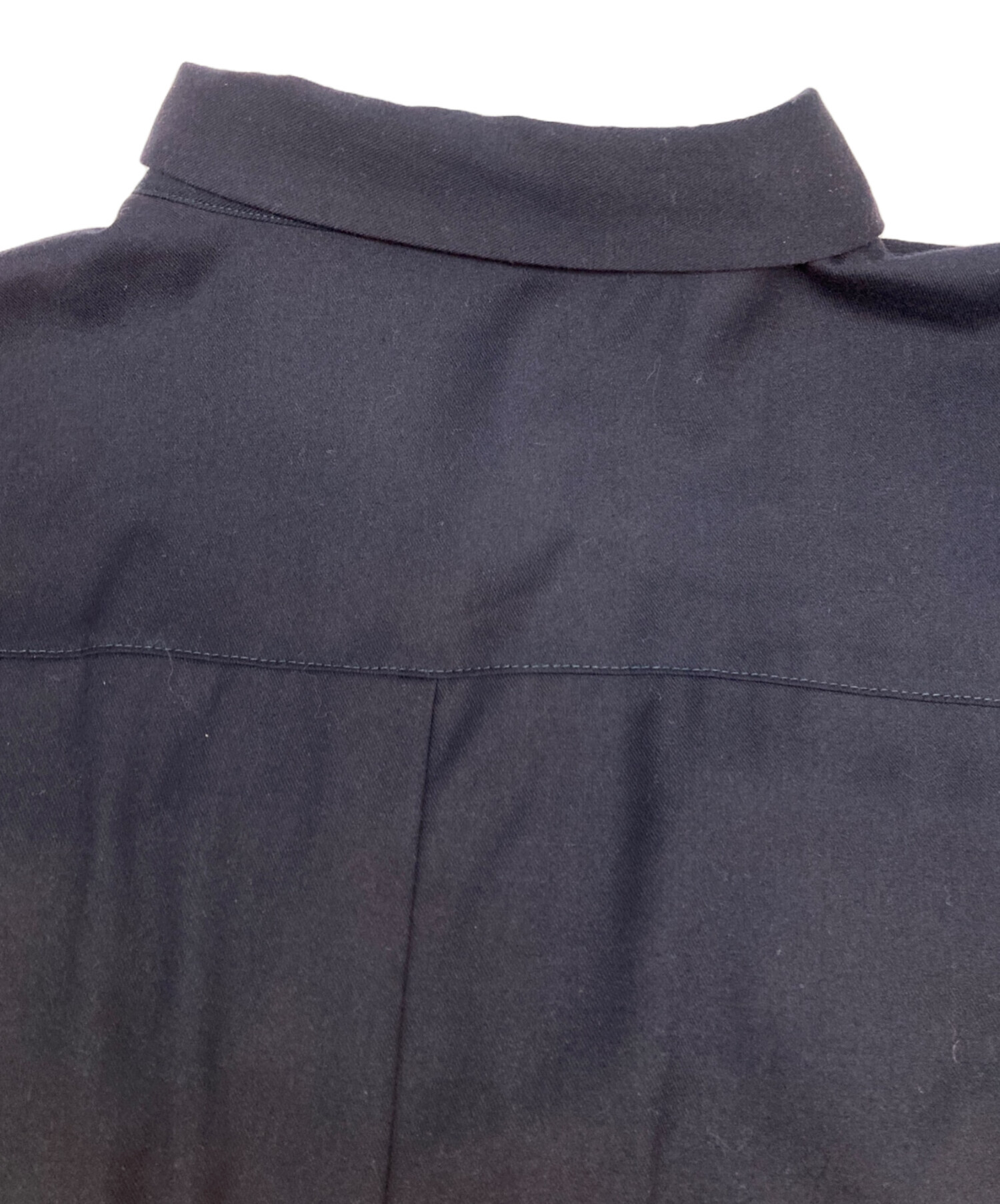 中古・古着通販】SOEJU (ソージュ) ロングシャツワンピース ネイビー