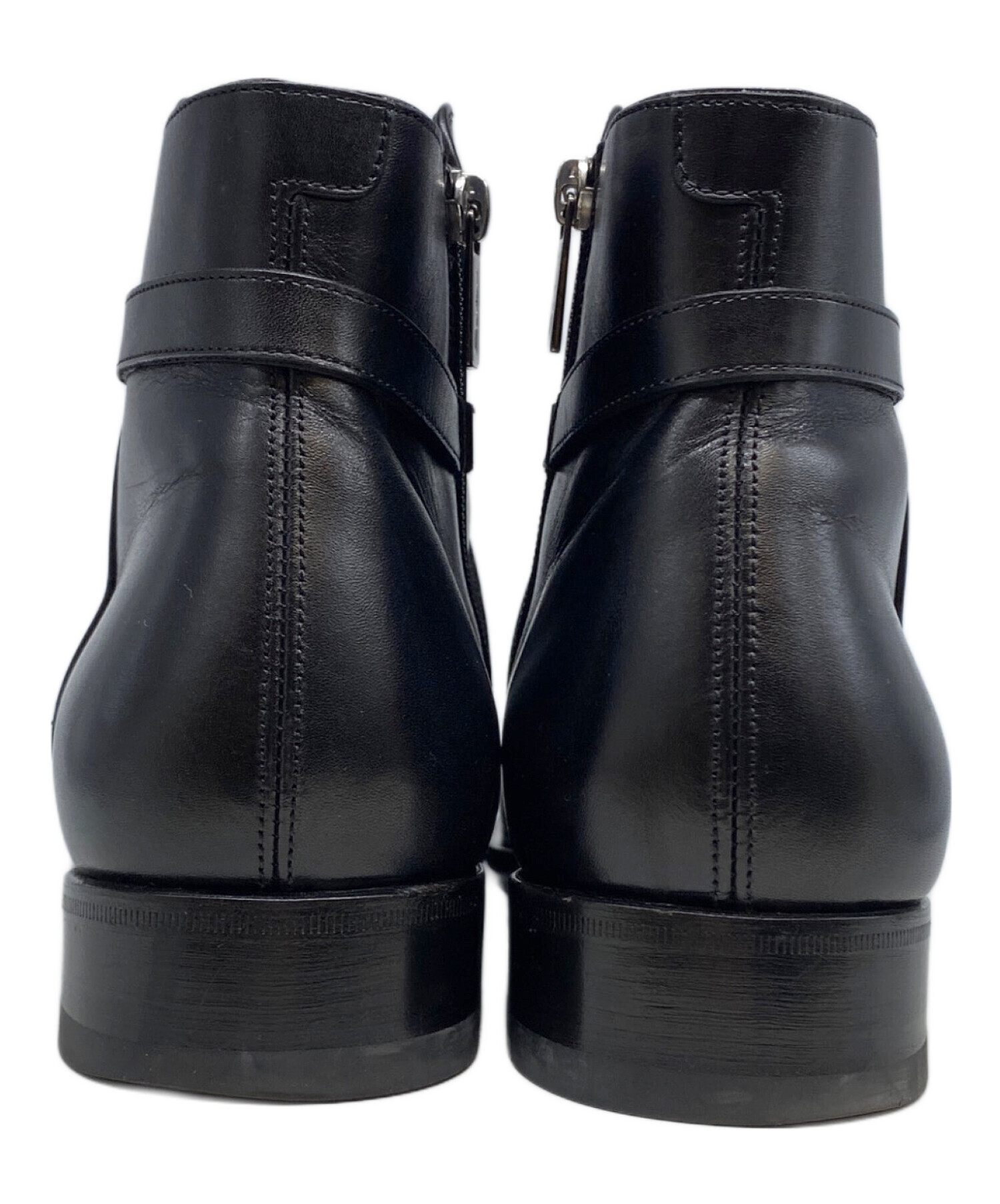 サントーニ　ブーツ　ブラック 中古・古着通販】Santoni (サントーニ) CARTER サイドジップブーツ