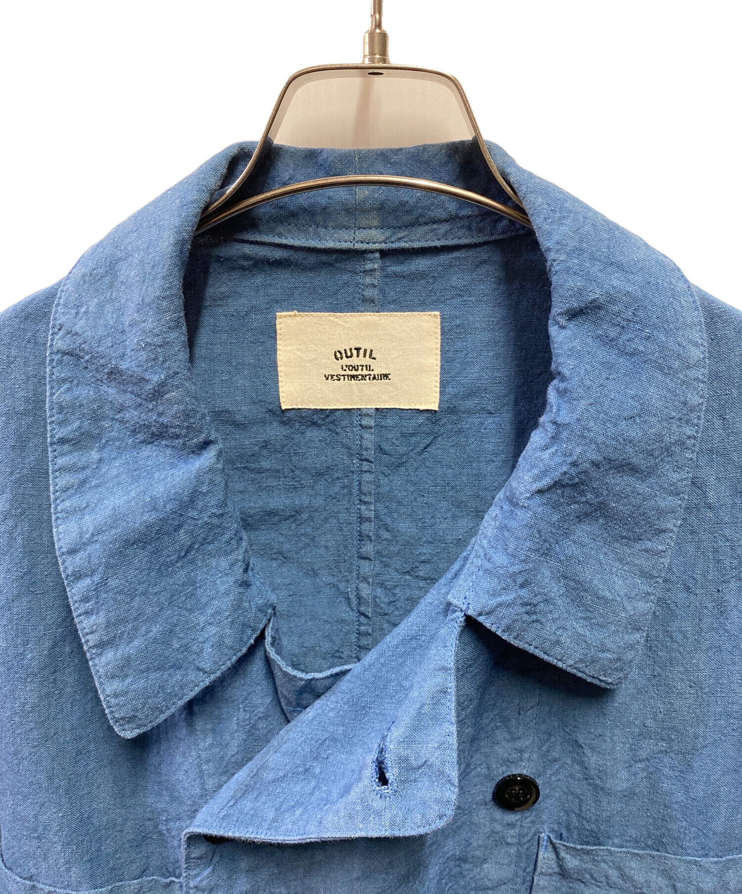 ウティ outil リバーシブルジャケット フレンチヴィンテージリネン French Work Jacket | ARCH STELLAR PLACE