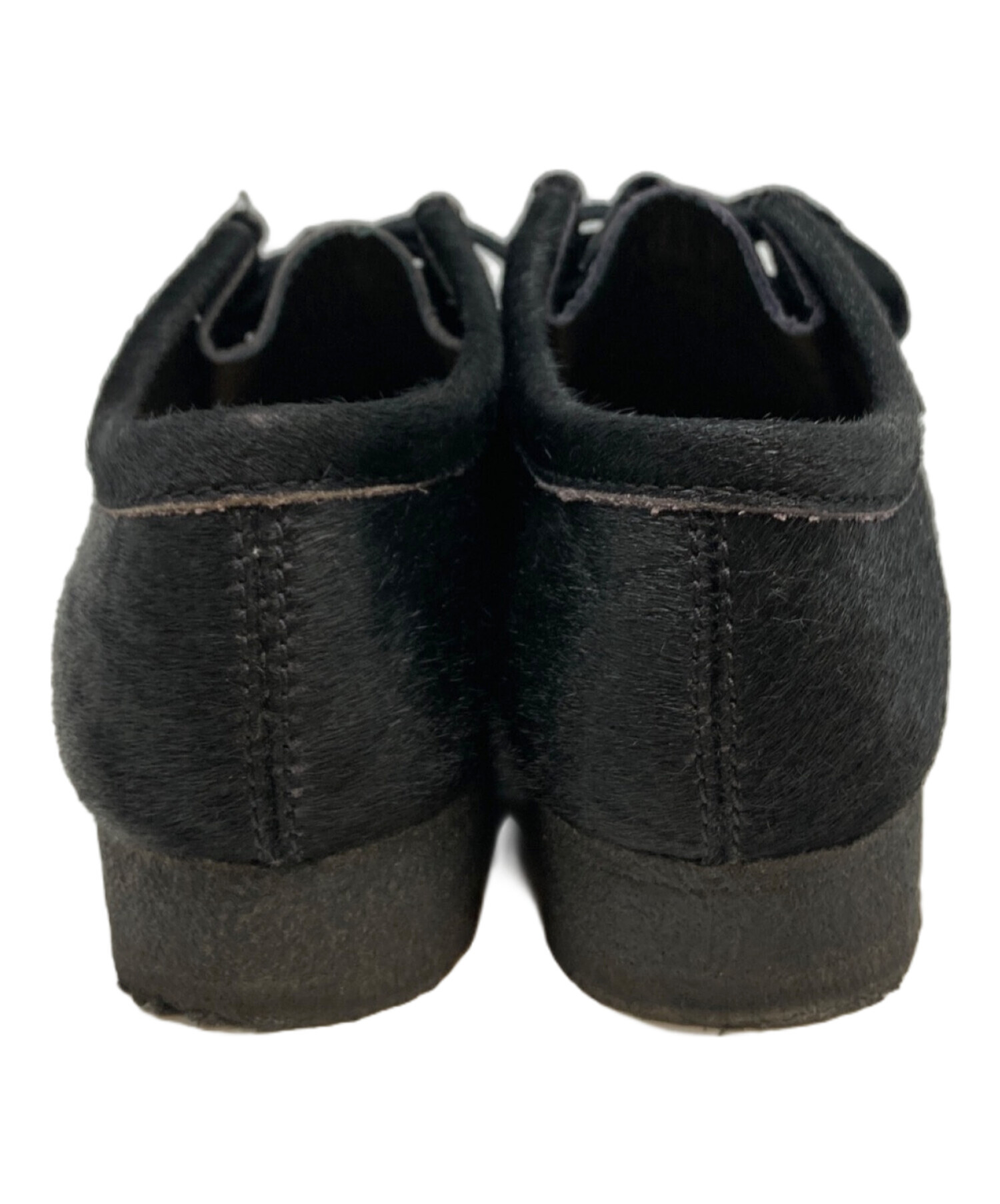 クラークス ワラビー wallabee CLARKS ブラック 古着 中古・古着通販】CLARKS (クラークス) Wallabee ワラビー ブラック
