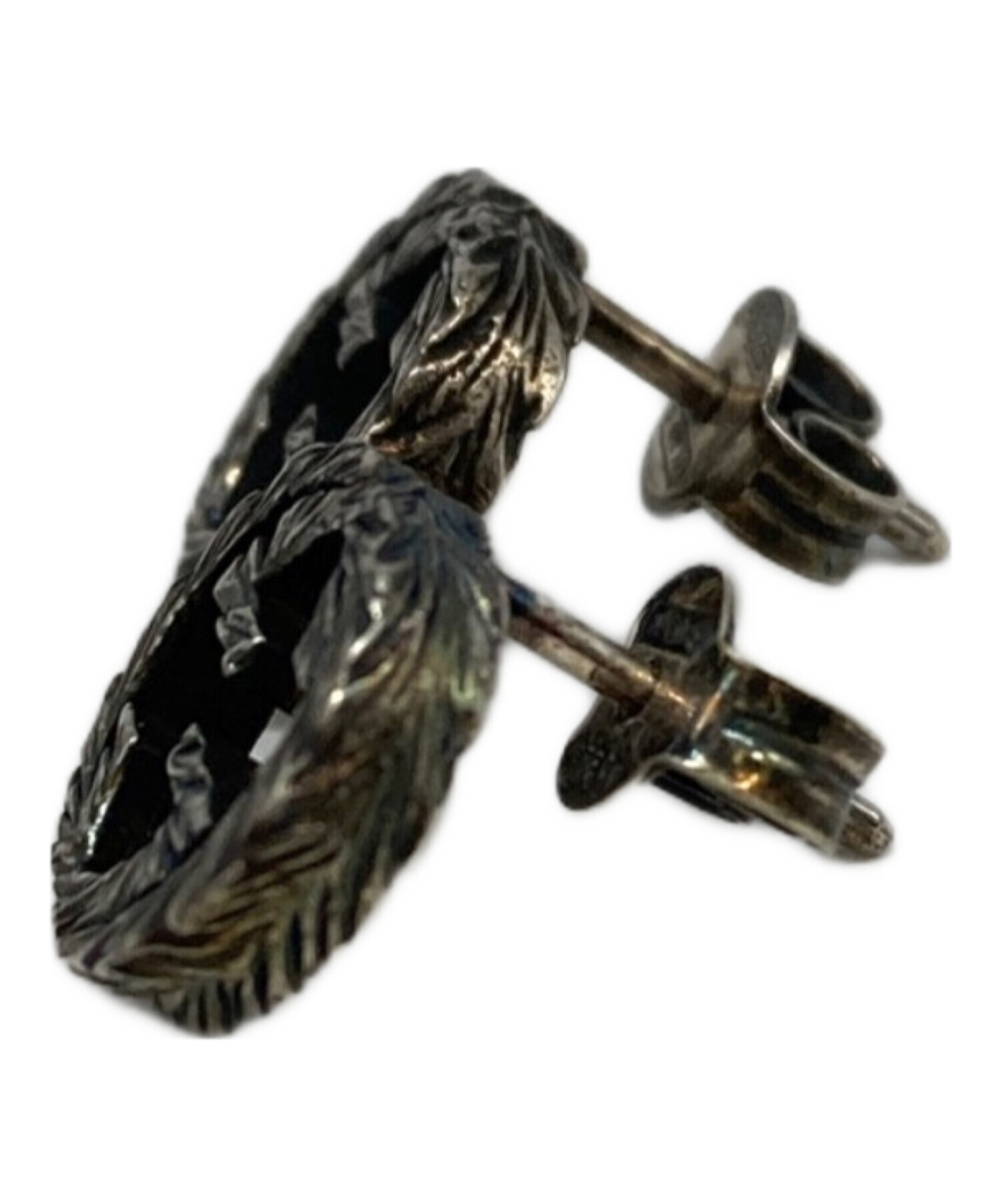 中古・古着通販】GUCCI (グッチ) インターロッキングGピアス シルバー