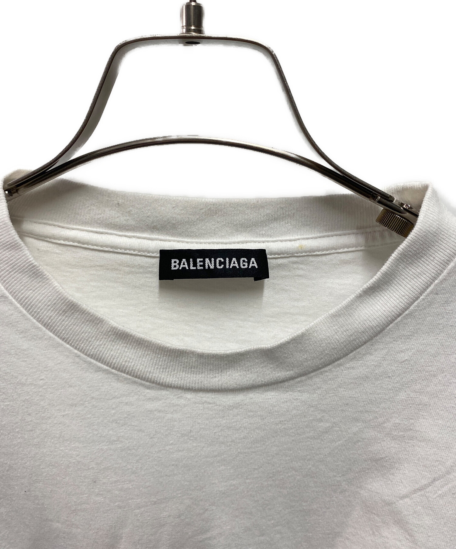 中古・古着通販】BALENCIAGA (バレンシアガ) Shifted T-shirt ホワイト