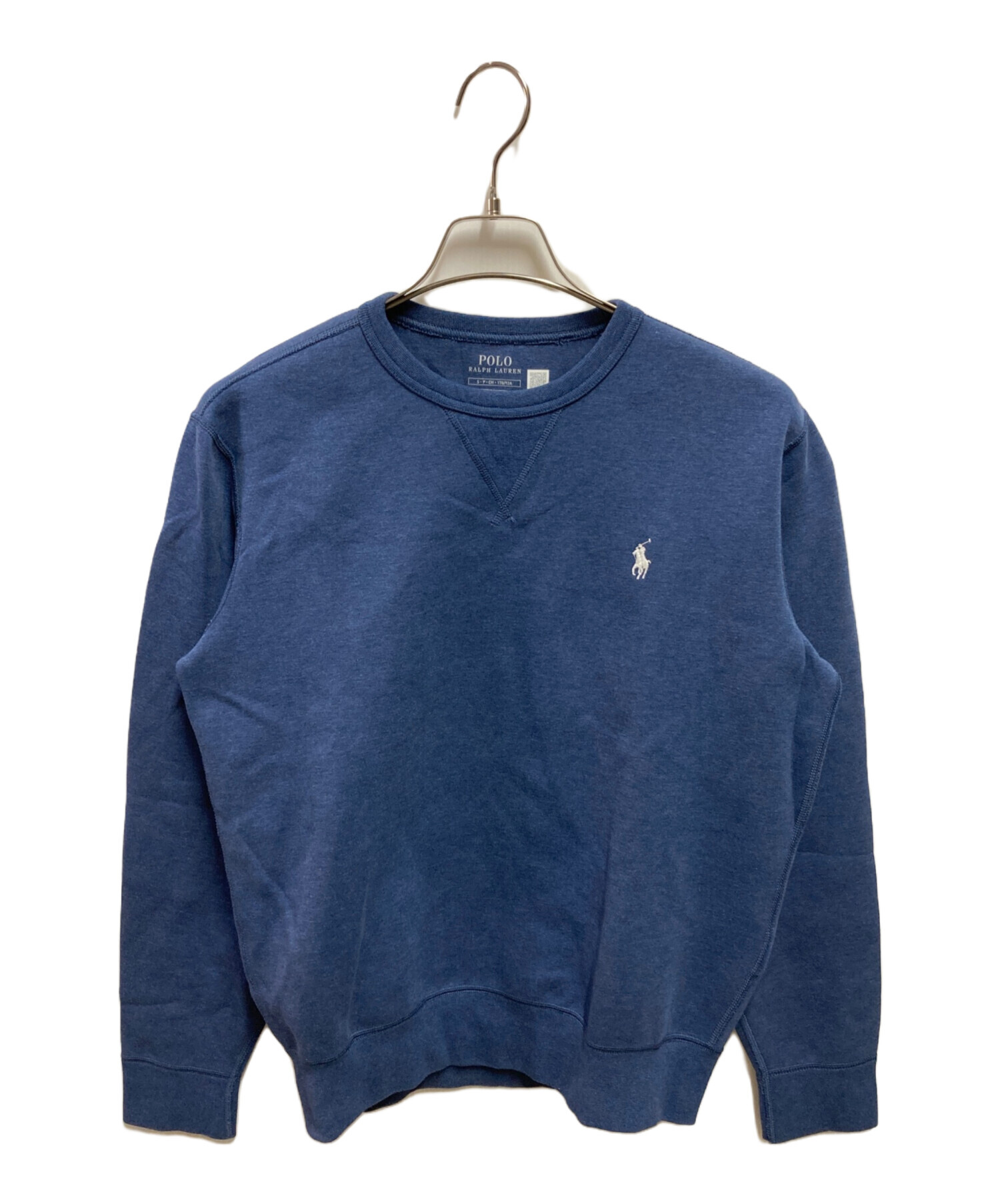 た*様 ポロ ラルフローレン グレイ トレーナー L 紺刺繍 古着 中古・古着通販】POLO RALPH LAUREN (ポロ・ラルフローレン