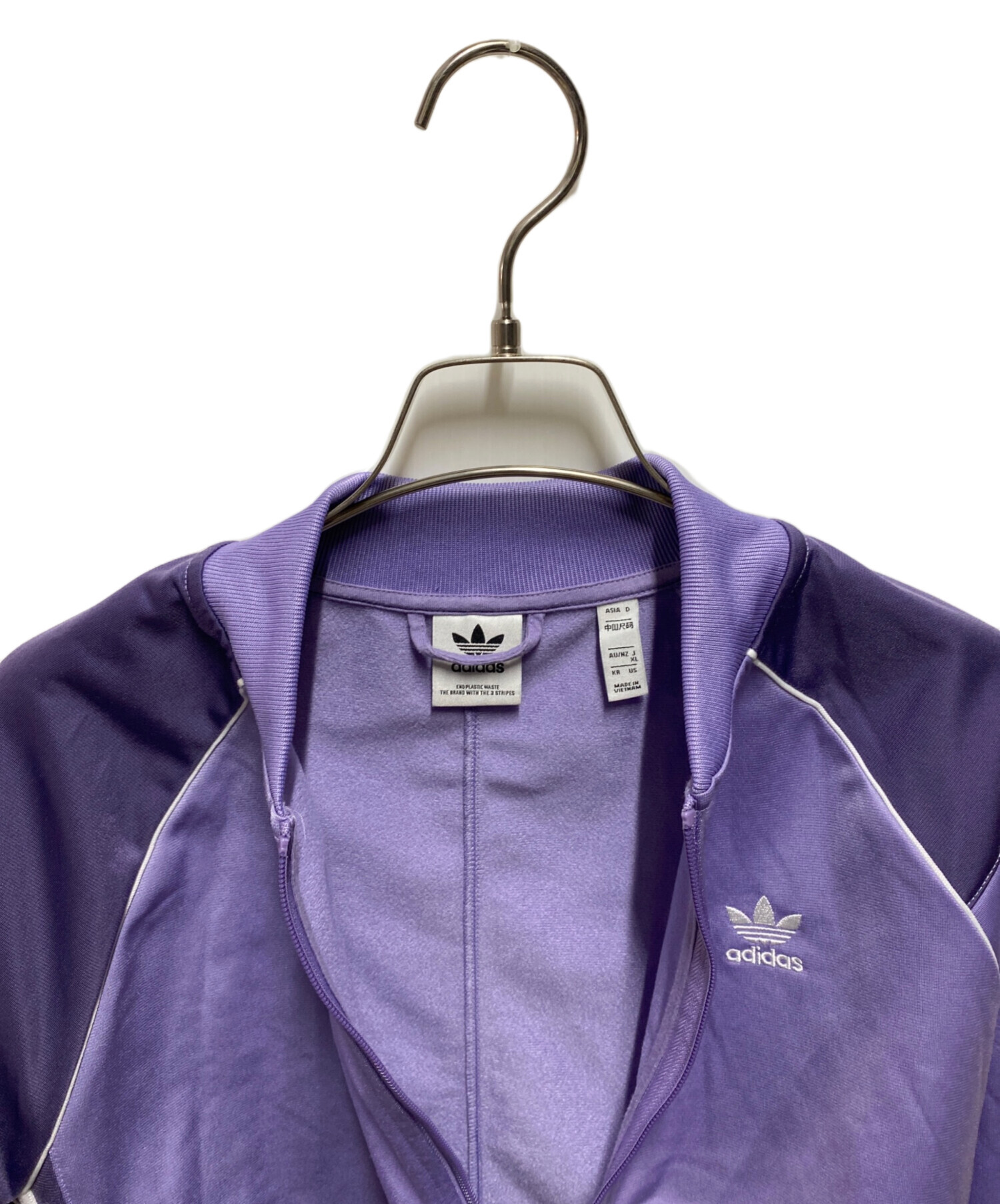 中古・古着通販】adidas (アディダス) トラックジャケット パープル
