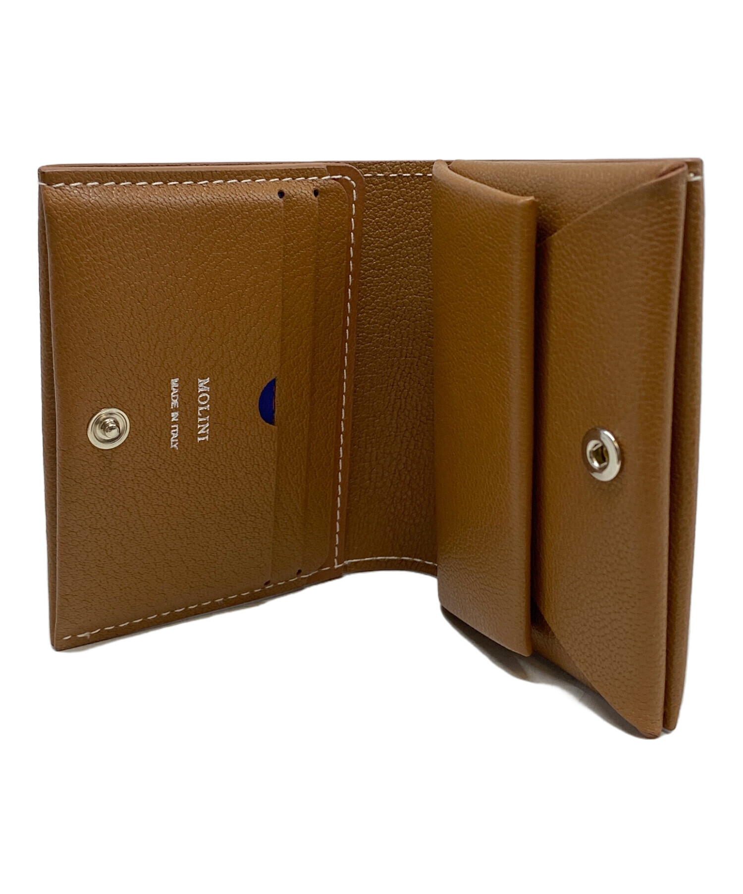 中古・古着通販】MOLINI (モリニ) Bifold Compact Wallet ブラウン 