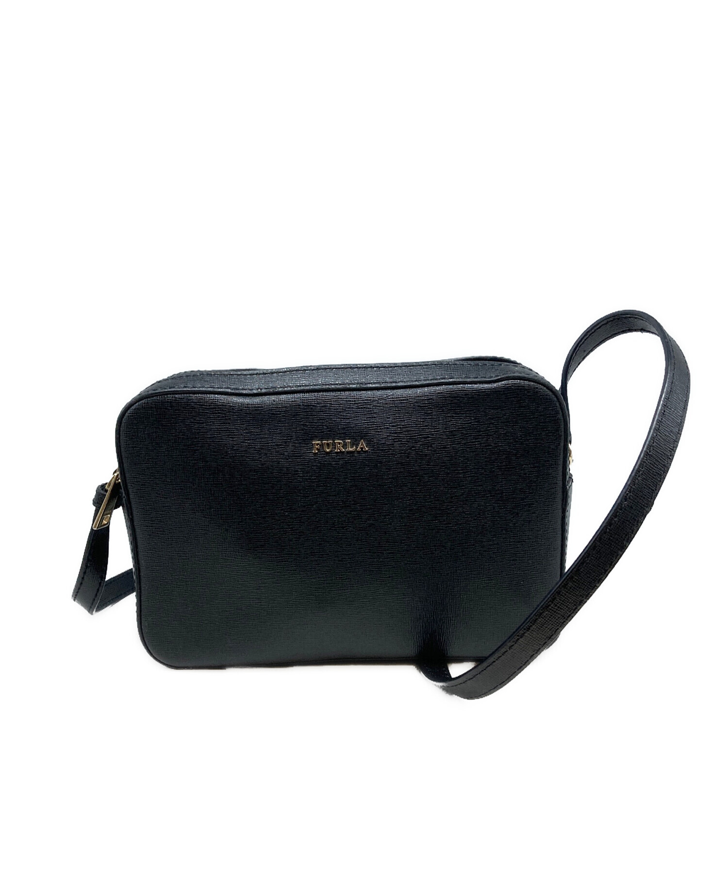 中古・古着通販】FURLA (フルラ) ショルダーバッグ ブラック｜ブランド