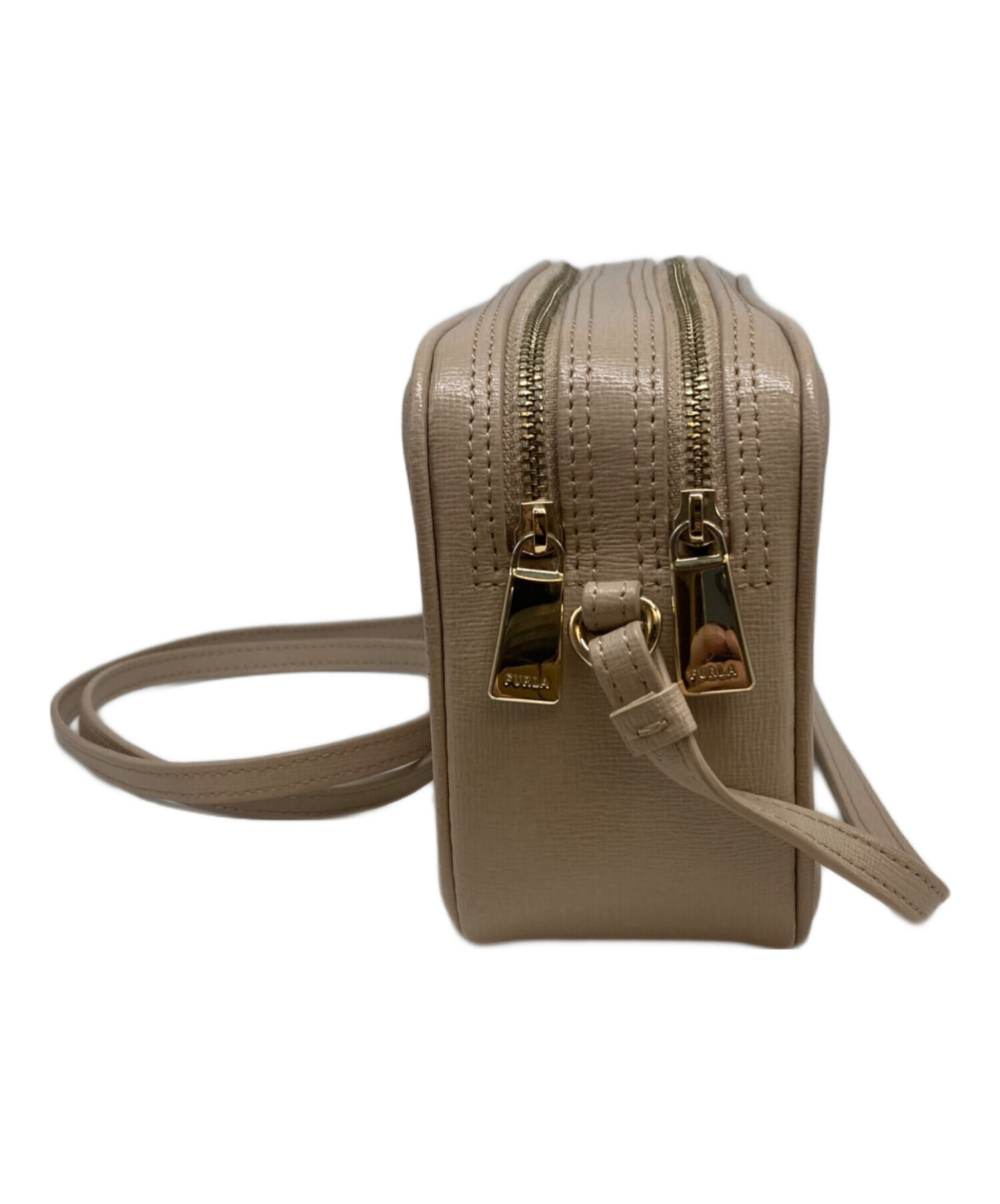フルラ FURLA カミラ 2WAY ベージュ バッグ ショルダーバッグ レディース 送料無料 【中古】 中古・古着通販】FURLA (フルラ) ショルダーバッグ ベージュ｜ブランド