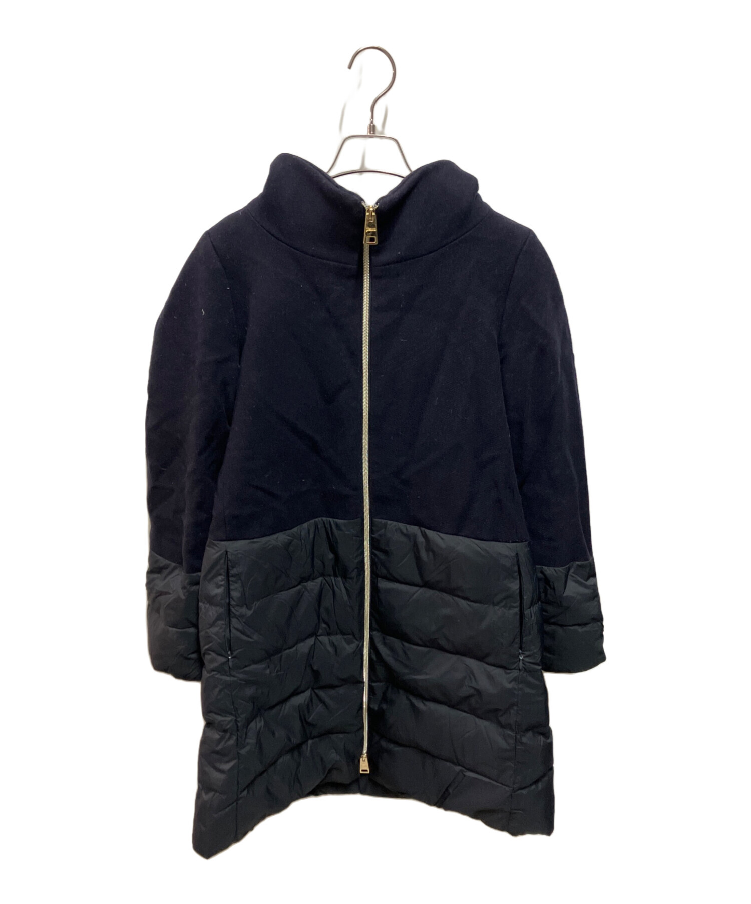 中古・古着通販】HERNO (ヘルノ) ウールコンビナイロンフーデッド