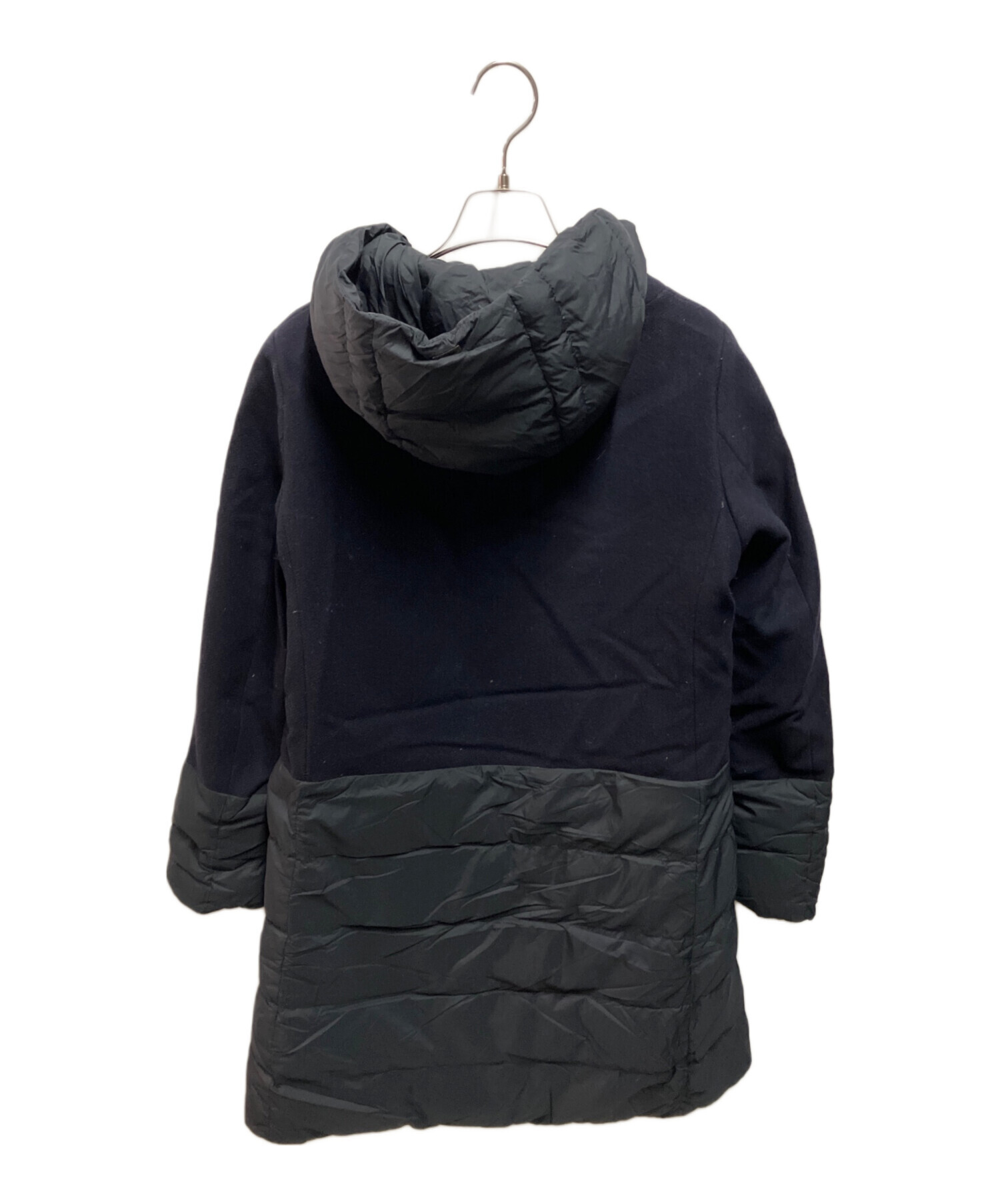 中古・古着通販】HERNO (ヘルノ) ウールコンビナイロンフーデッド
