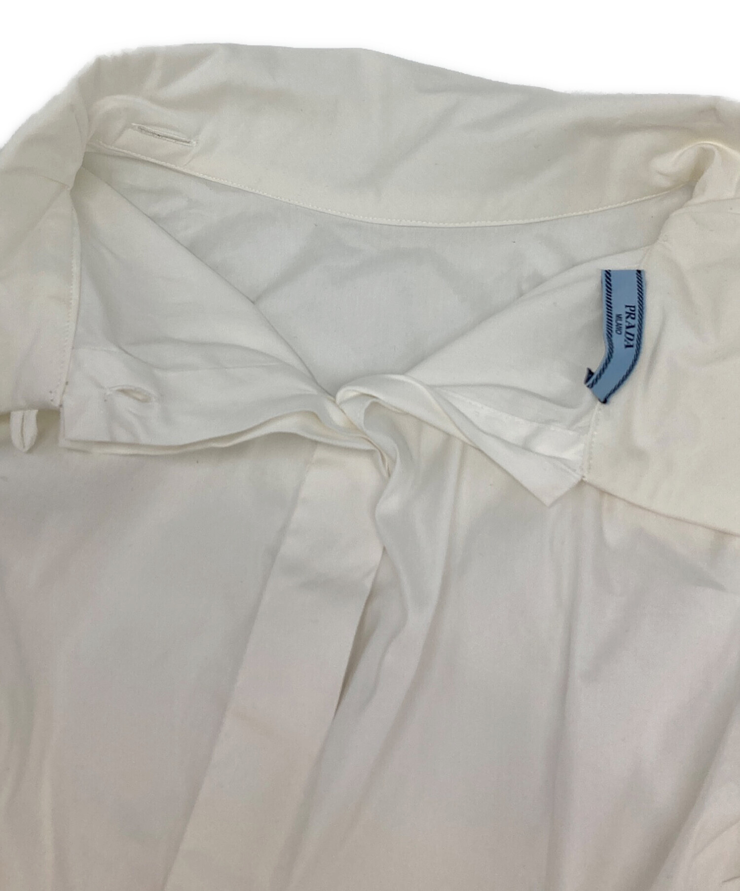 中古・古着通販】PRADA (プラダ) ブラウス ホワイト サイズ:36 