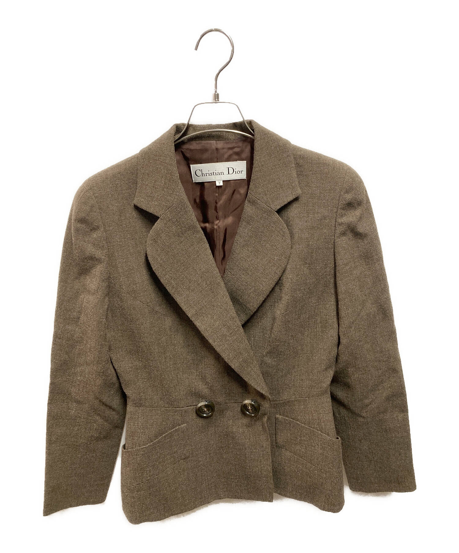 オールド ディオール 80年代 90年代 ショートコート ブラウン系 Dior オールド ディオール 80年代 90年代 ショートコート ブラウン系 Dior