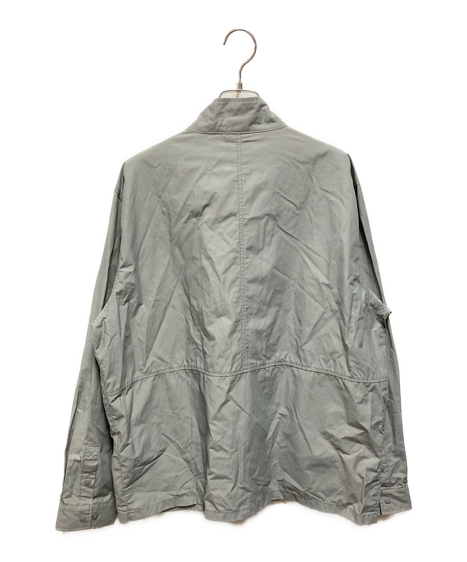中古・古着通販】KITH (キス) ナイロンジップジャケット グレー サイズ
