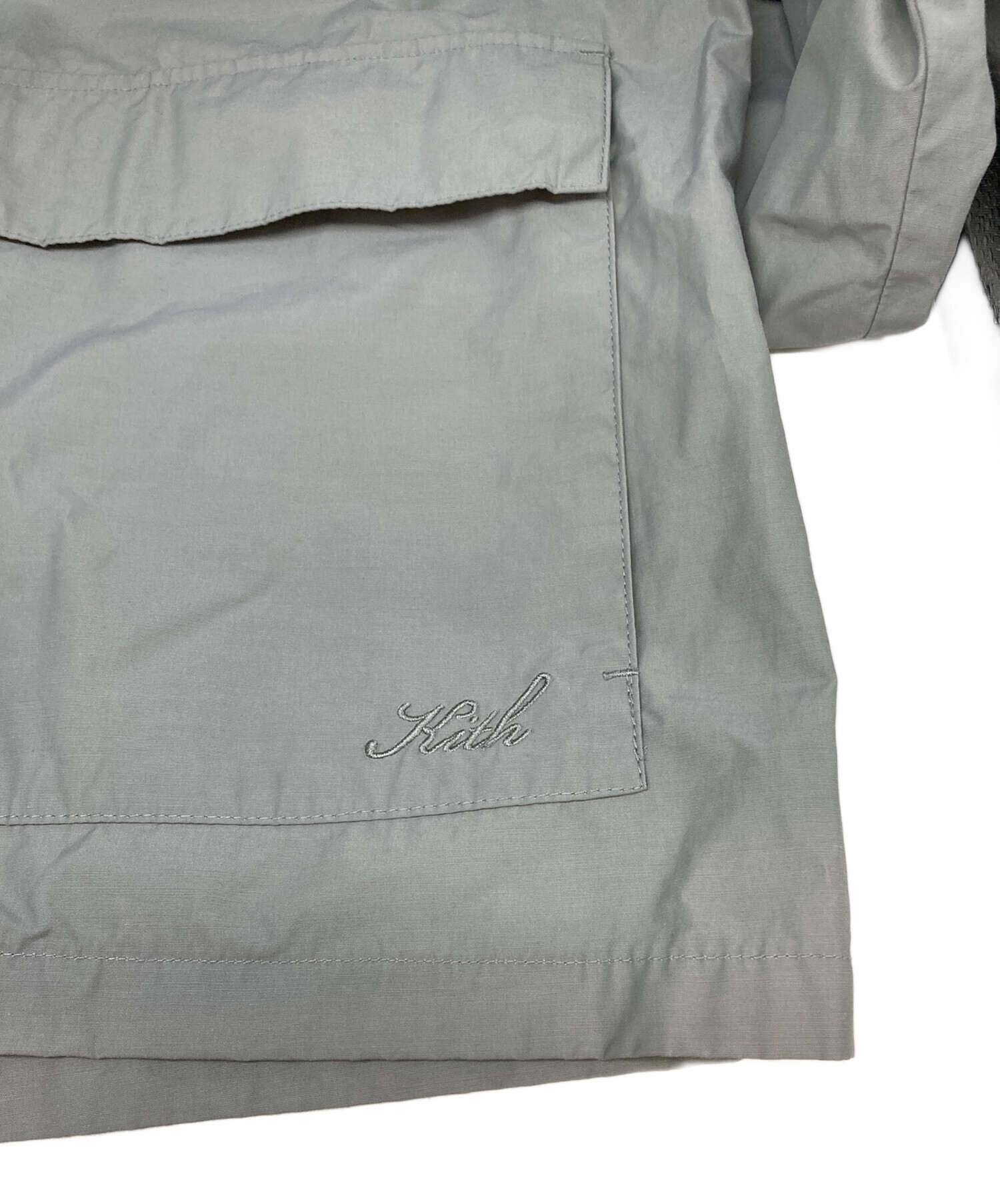 中古・古着通販】KITH (キス) ナイロンジップジャケット グレー サイズ