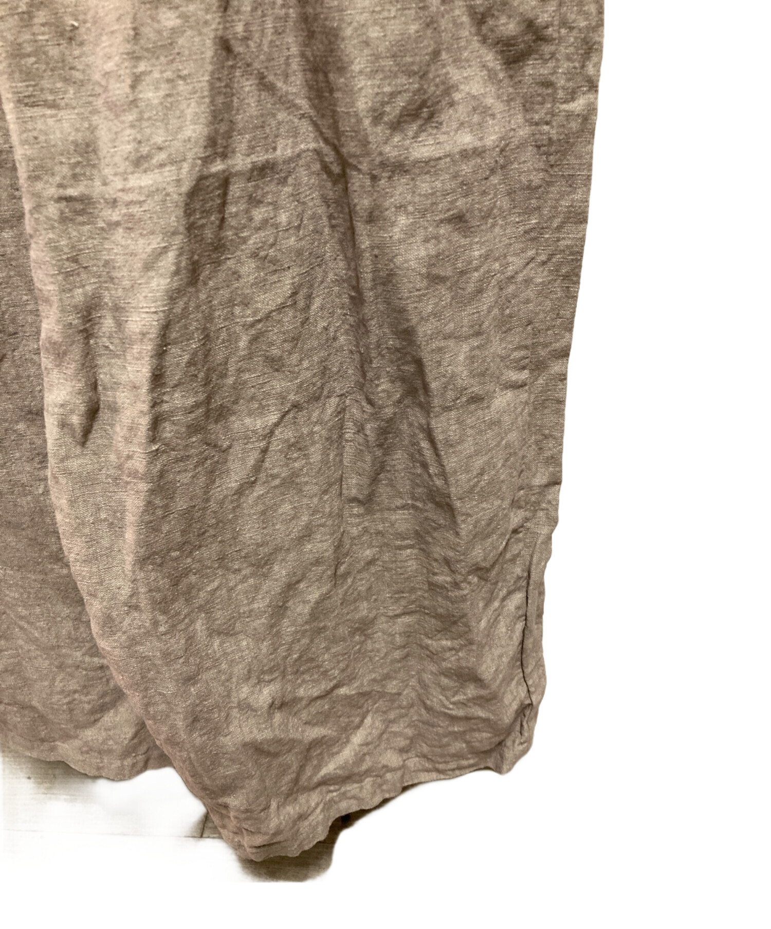 中古・古着通販】Gauze (ガーゼ) ameriフリルリネンサロペット