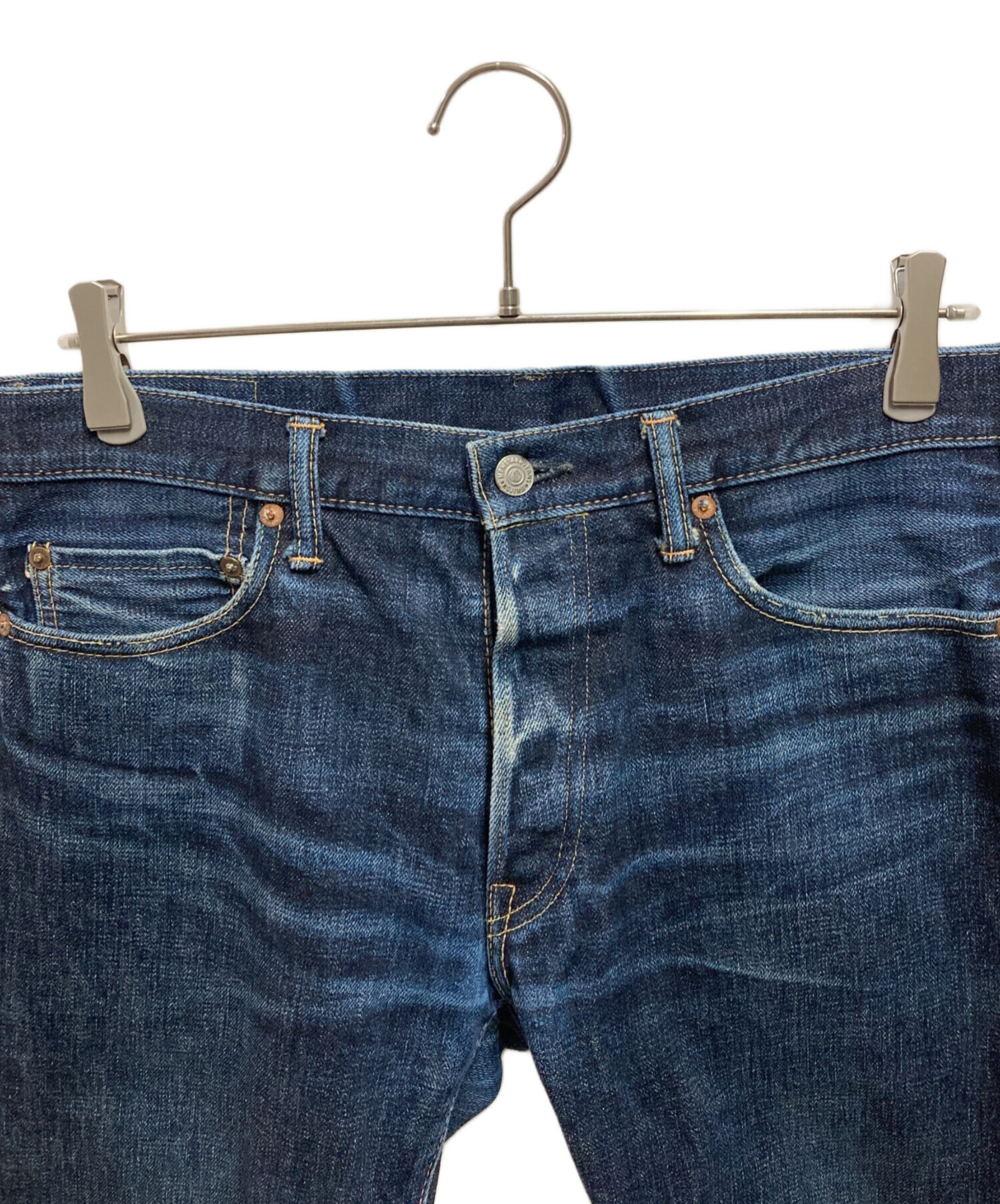 桃太郎ジーンズ 32インチ セルビッチデニム 中古・古着通販】MOMOTARO JEANS (桃太郎ジーンズ) HINOYA (ヒノヤ
