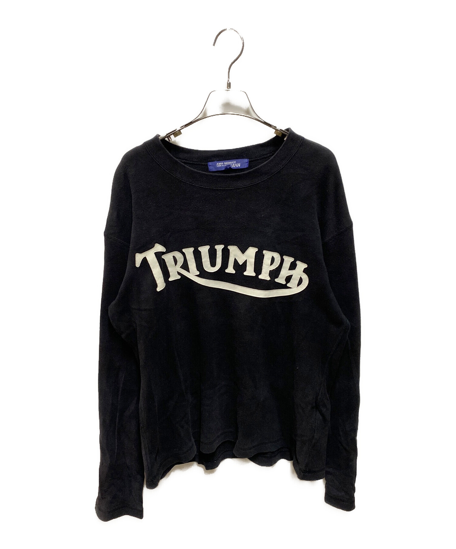 JUNYA WATANABE MAN ジュンヤワタナベマン スウェット XL 黒 【古着】【中古】【送料無料】 中古・古着通販】JUNYA WATANABE MAN (ジュンヤワタナベマン) ワッペン
