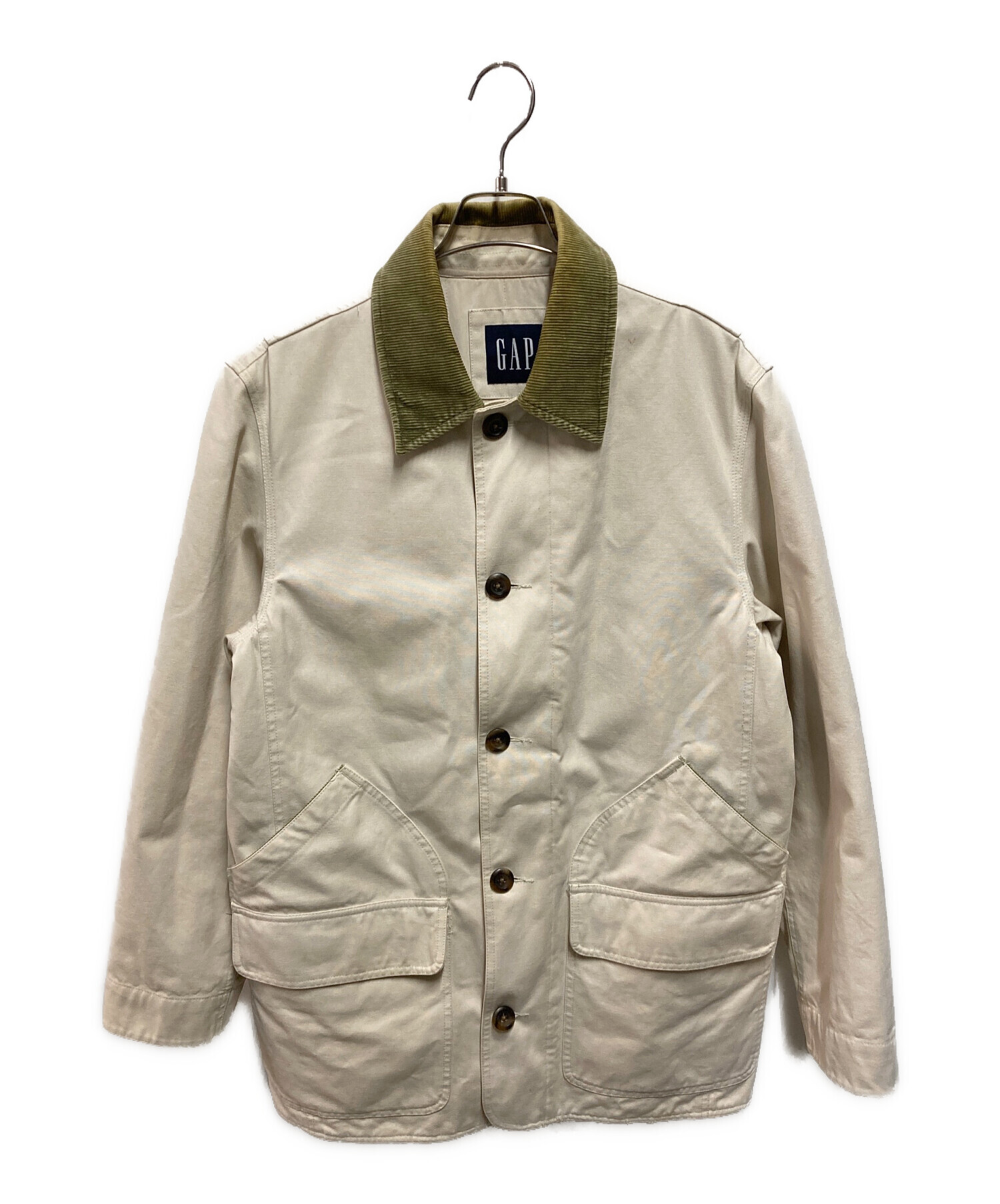 00s OLD GAP カバーオール ハンティングジャケット 襟コーデュロイ 00s OLD GAP カバーオール ハンティングジャケット 襟コーデュロイ