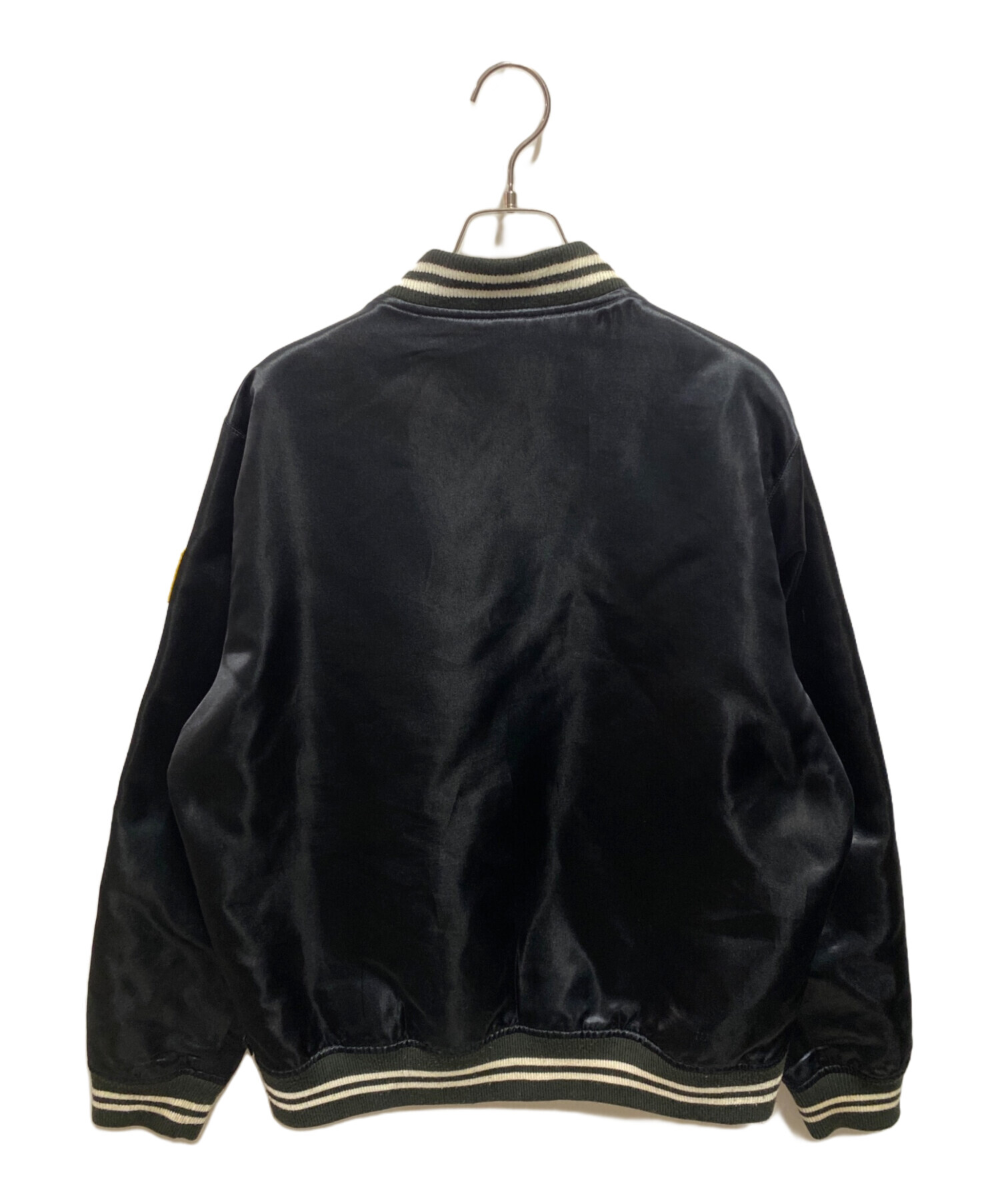 中古・古着通販】SUPREME (シュプリーム) Satin Club Jacket ブラック