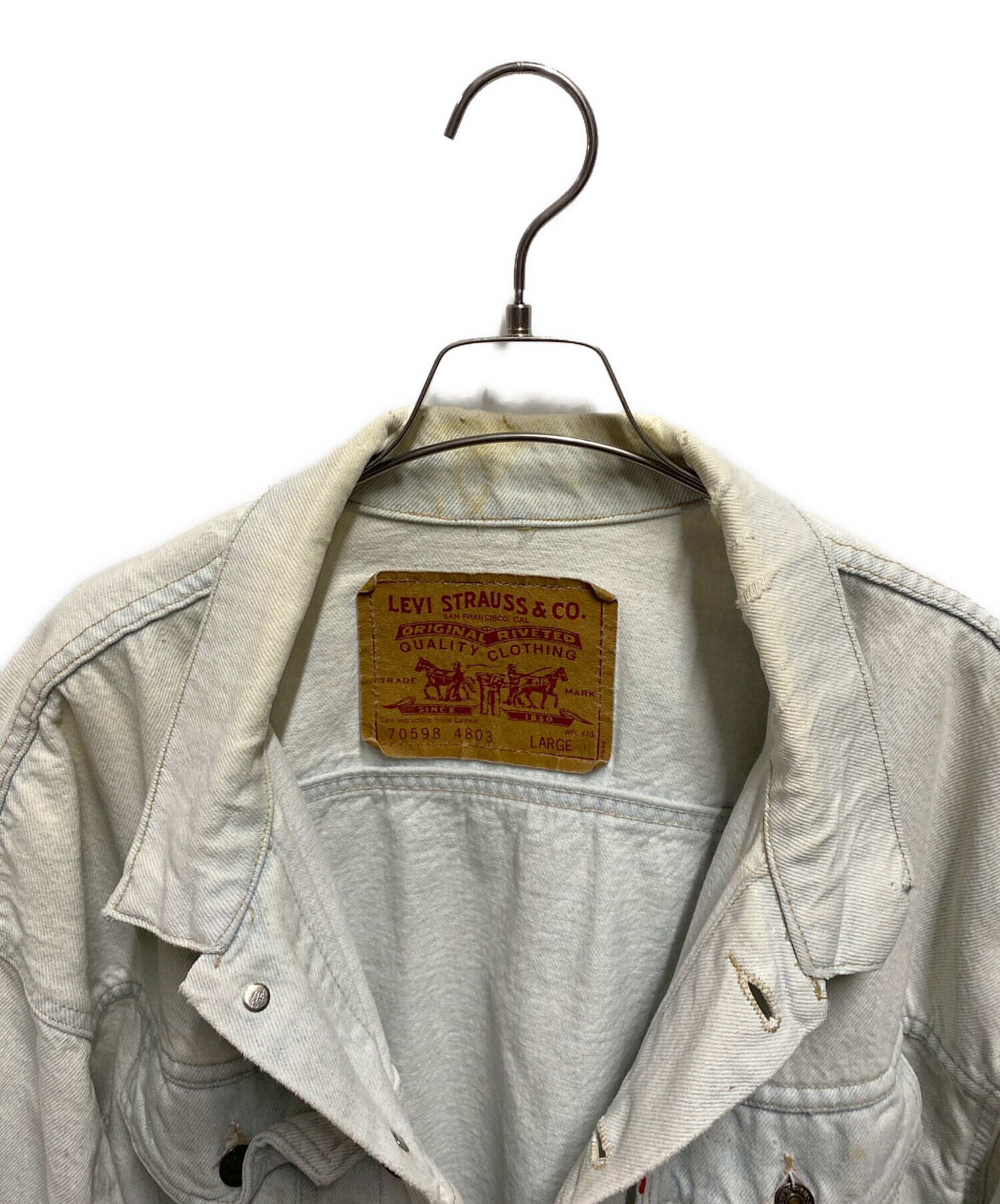 中古・古着通販】LEVI'S (リーバイス) 90's 70598デニムジャケット
