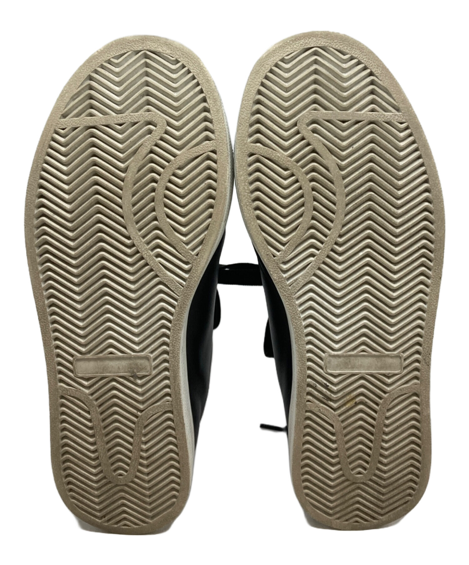 中古・古着通販】PRADA (プラダ) レザースニーカー ブラック サイズ:38